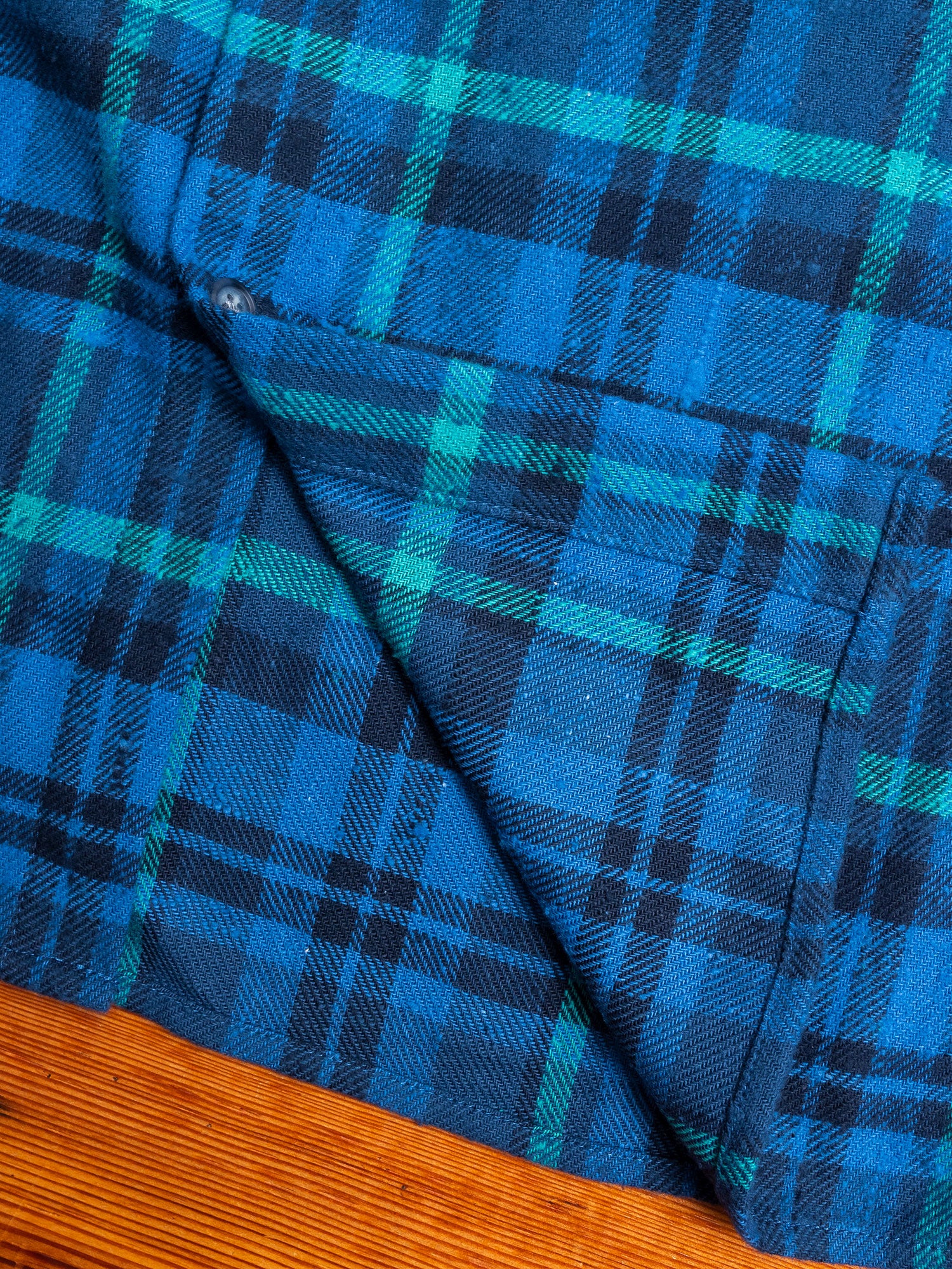 Sly Straight Hem Flannel in Coronado Check - Image 7