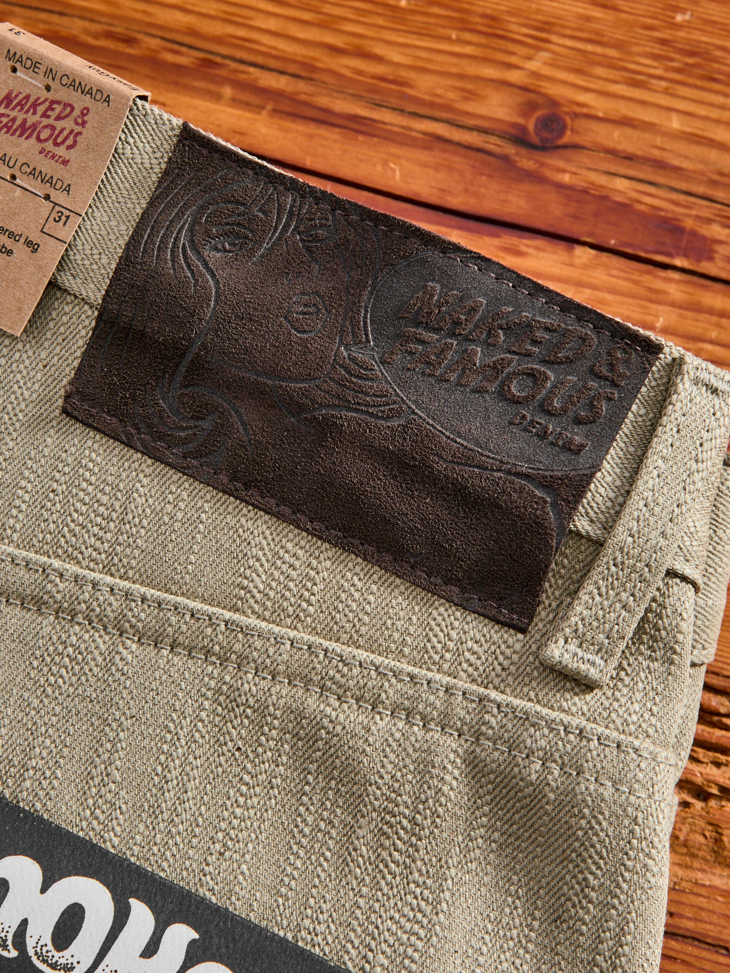 "Smokey Cotton Slub" 16oz Selvedge Denim - Easy Guy Fit - Image 4