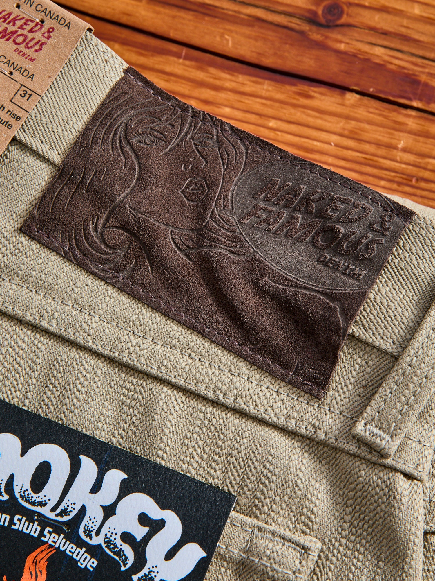 "Smokey Cotton Slub" 16oz Selvedge Denim - True Guy Fit - Image 4