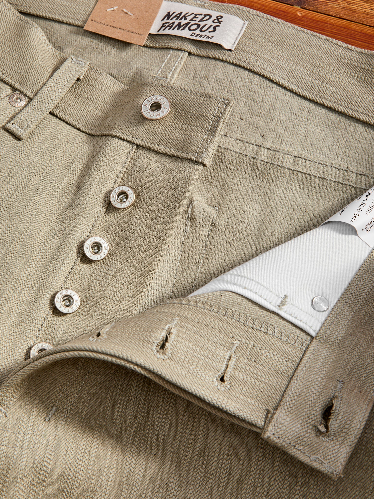 "Smokey Cotton Slub" 16oz Selvedge Denim - True Guy Fit - Image 9
