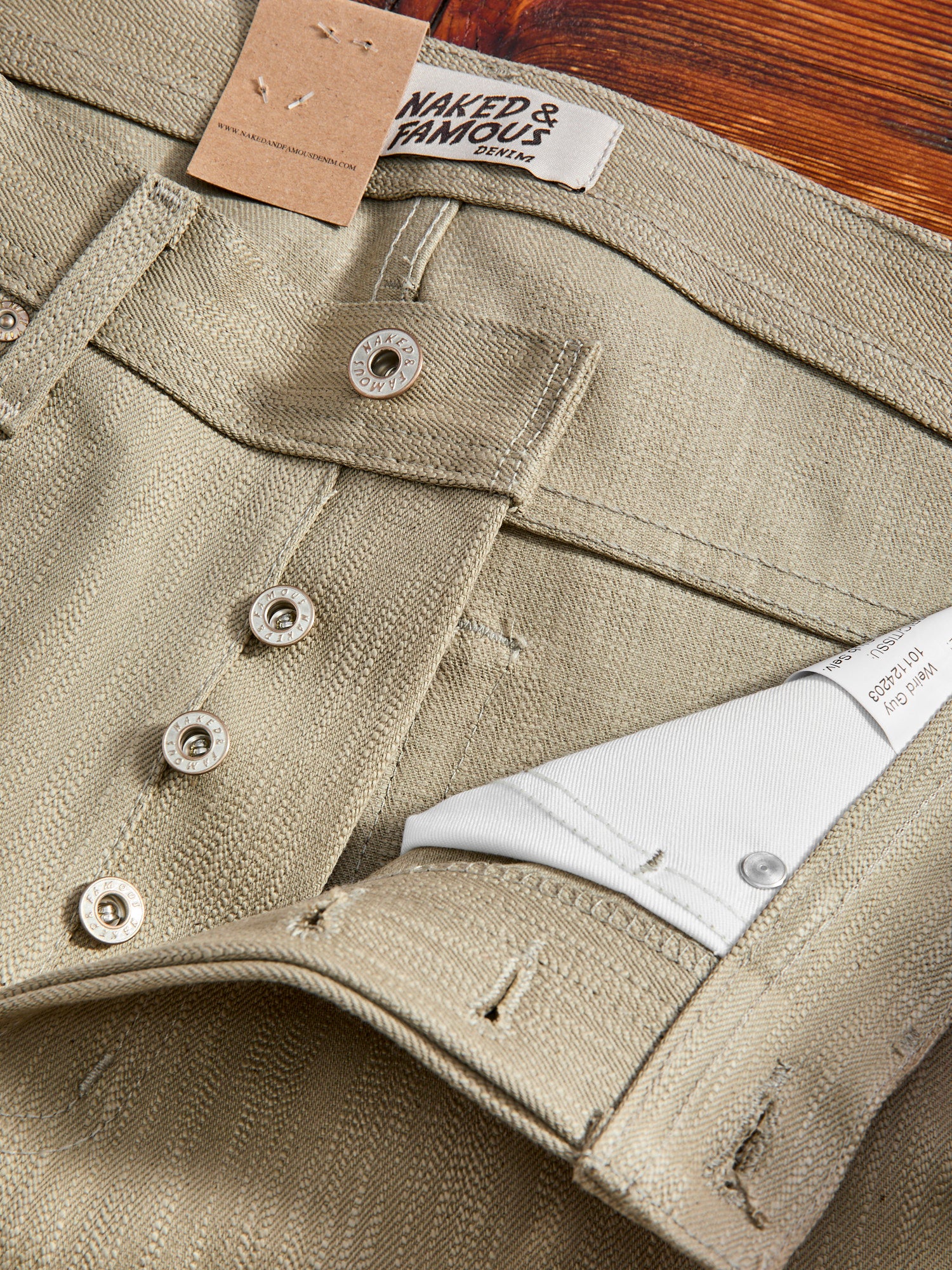 "Smokey Cotton Slub" 16oz Selvedge Denim - Weird Guy Fit - Image 9