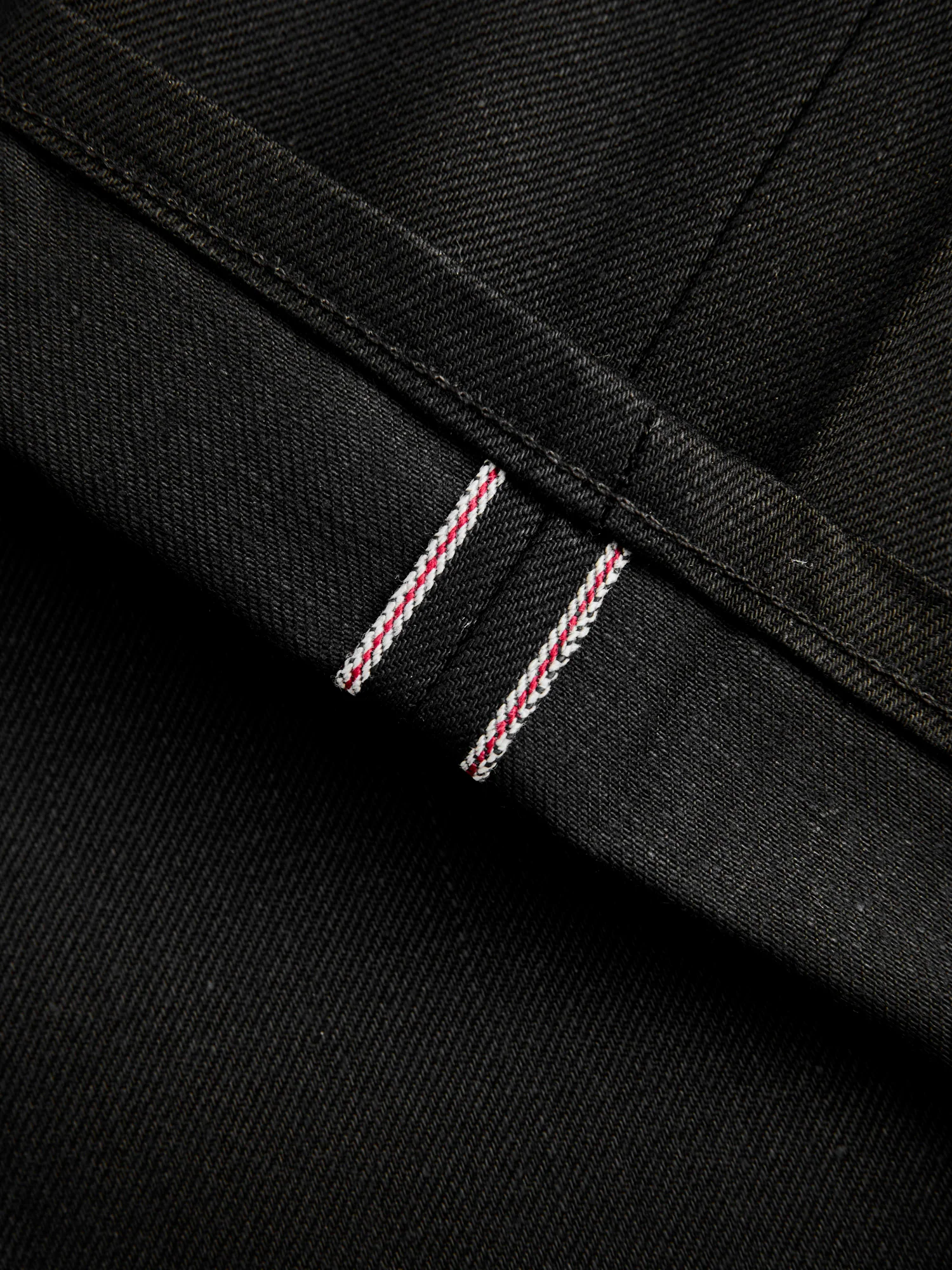 "Solid Black" 14oz Selvedge Denim - Easy Guy Fit - Image 11