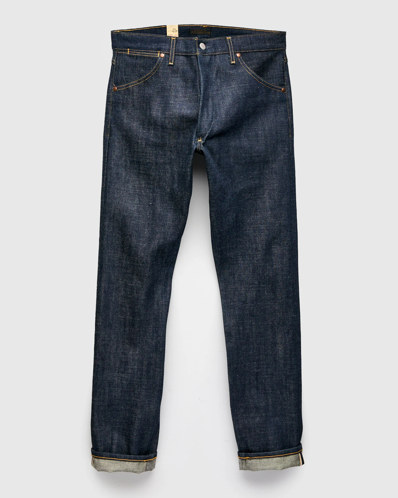 "Somerset" 14.25oz Roughout Selvedge Denim - High Slim Fit - Image 2