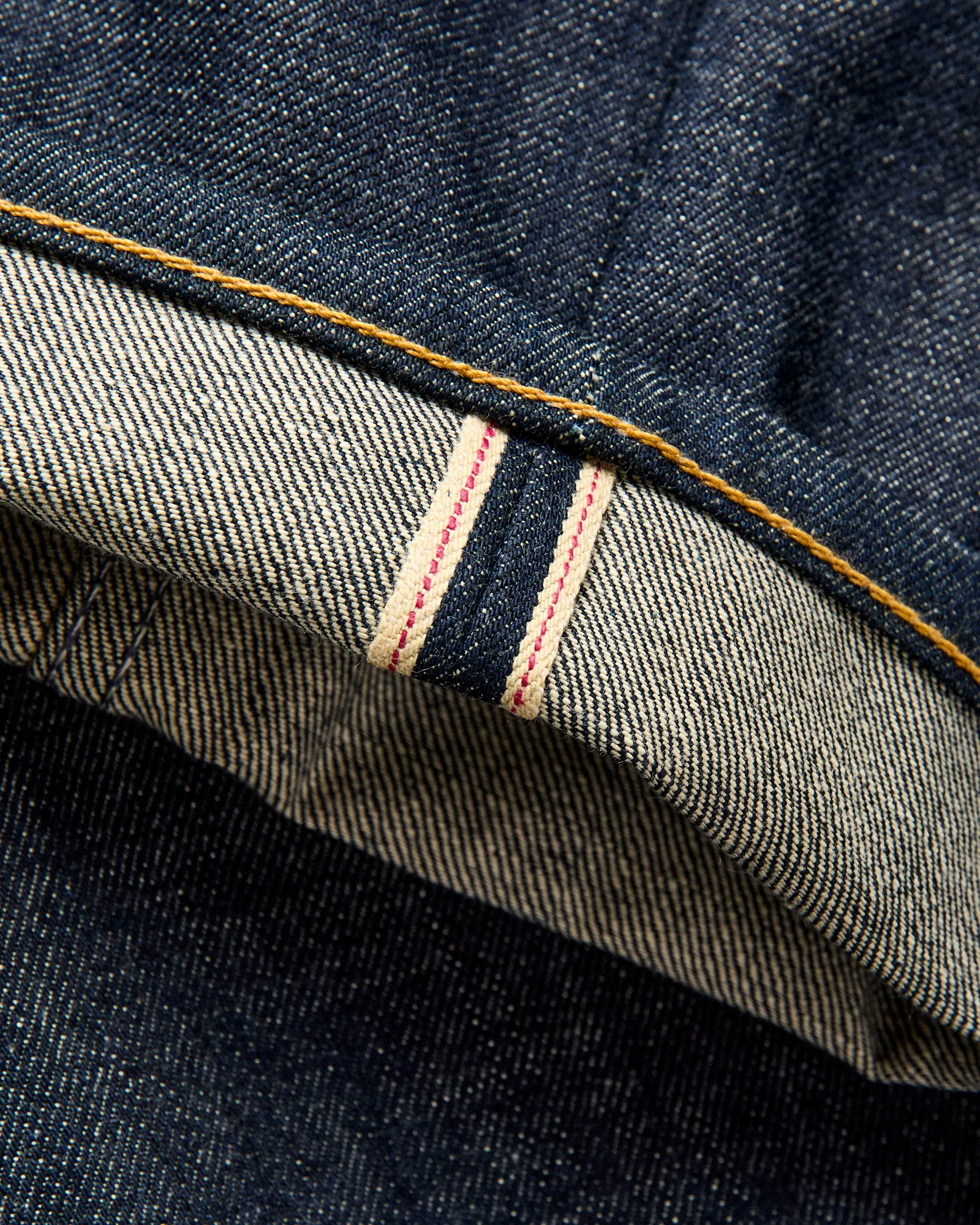 "Somerset" 14.25oz Roughout Selvedge Denim - High Slim Fit - Image 7