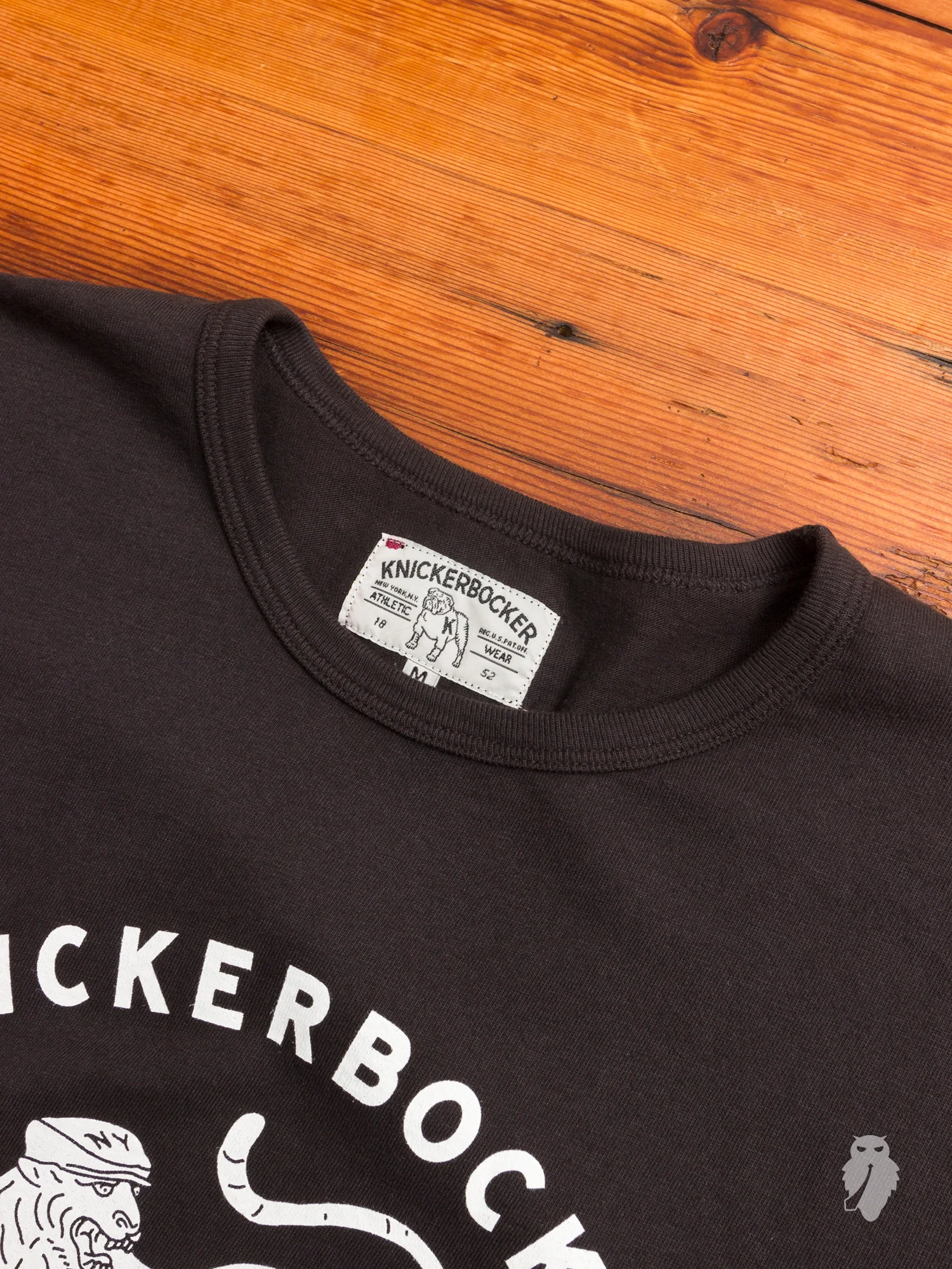 Souvenir Tube Knit T-Shirt in Black - Image 2