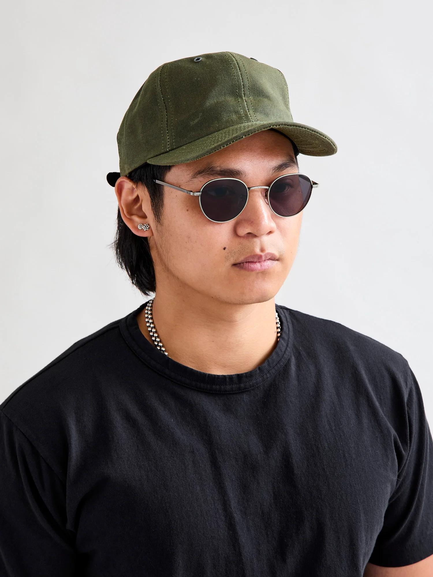 SP-04 "Steel Panto" Sunglasses in Silver/Grey - Image 2