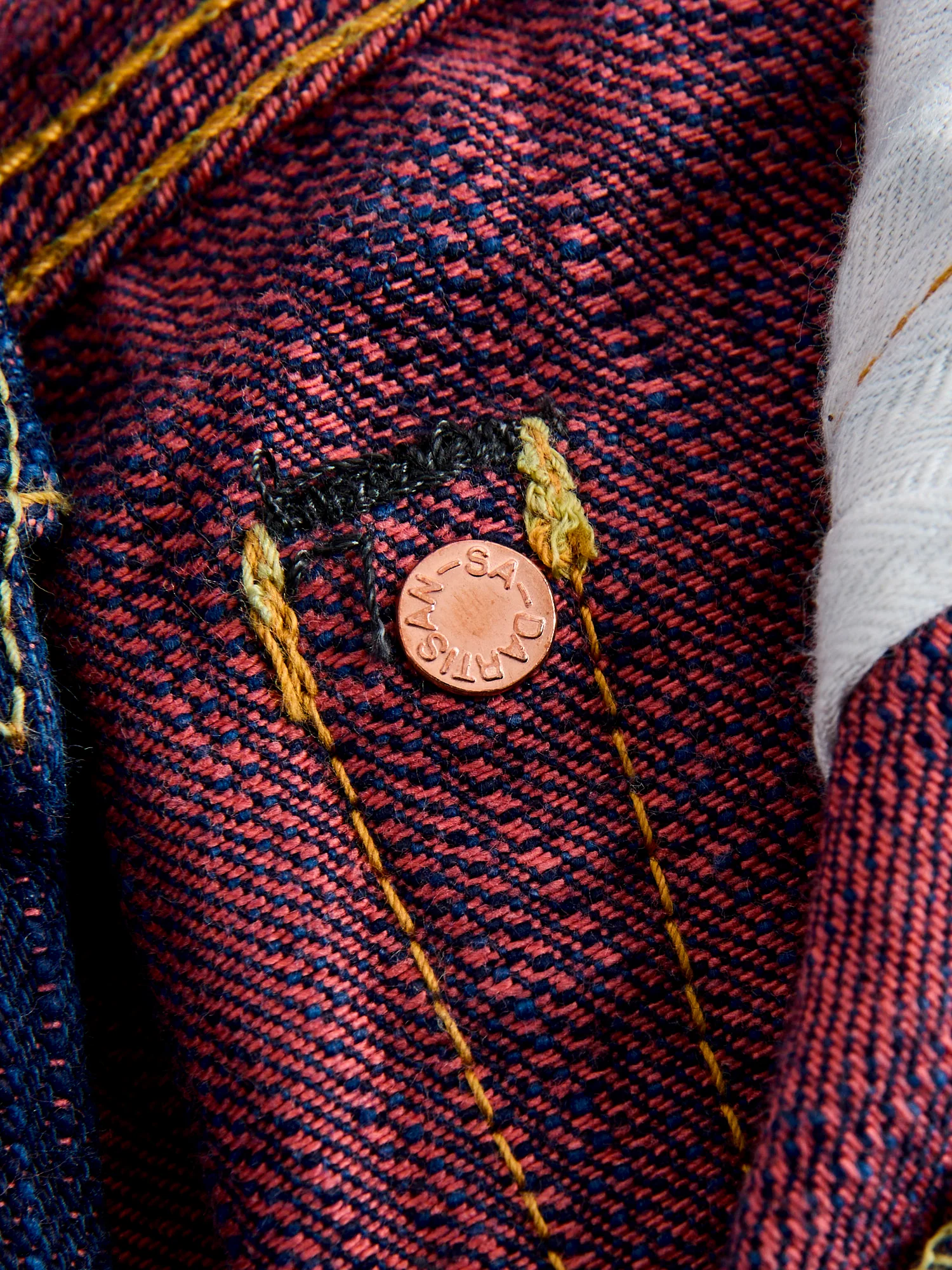 SP-084S "Tokushima Hinode-Awa Shoai" 45th Anniversary 15oz Selvedge Denim - Regular Straight Fit - Image 7