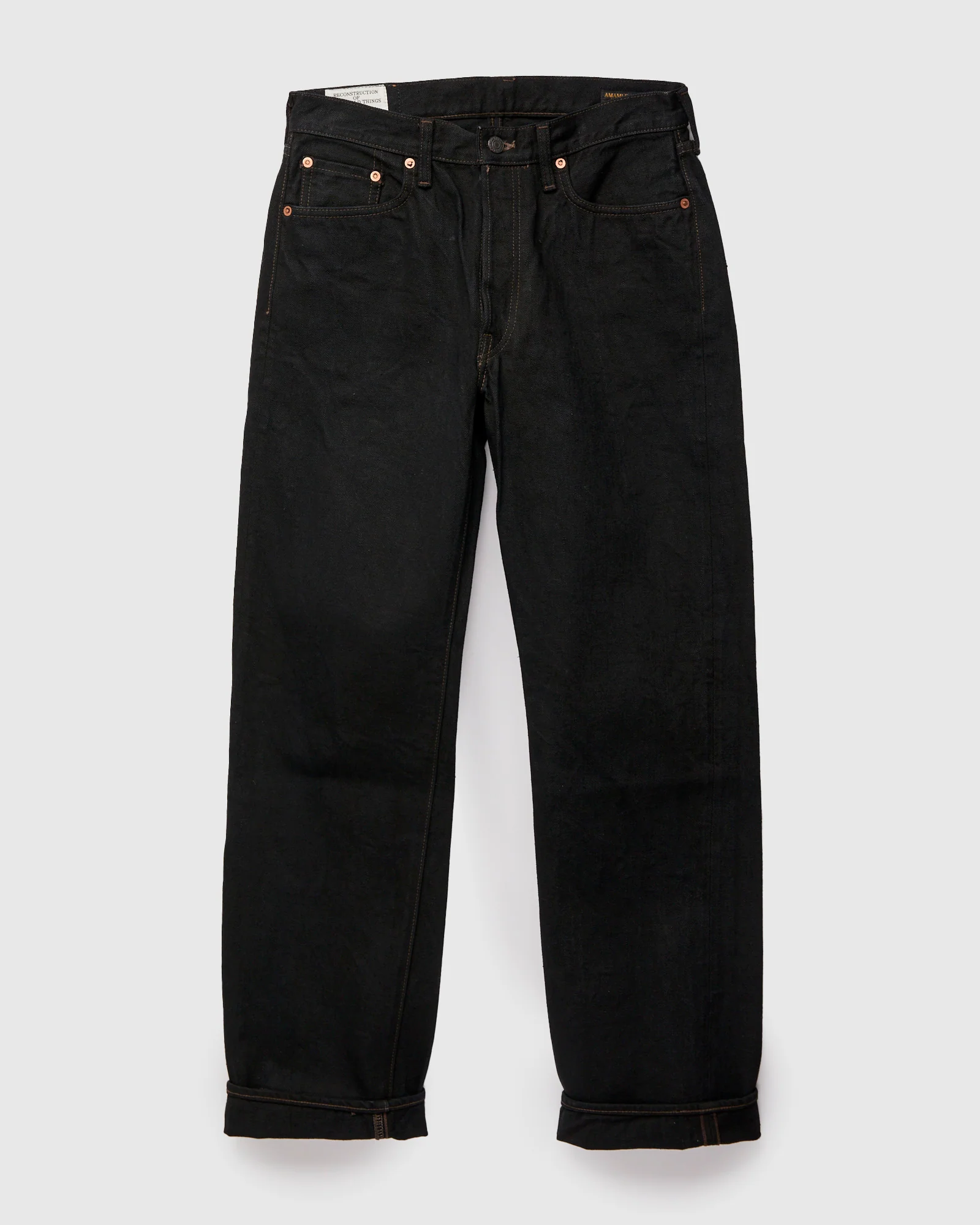 SP-120S "Amami Dorozome" 45th Anniversary 18oz Indigo Mud Dye Selvedge Denim - Regular Straight Fit - Image 2