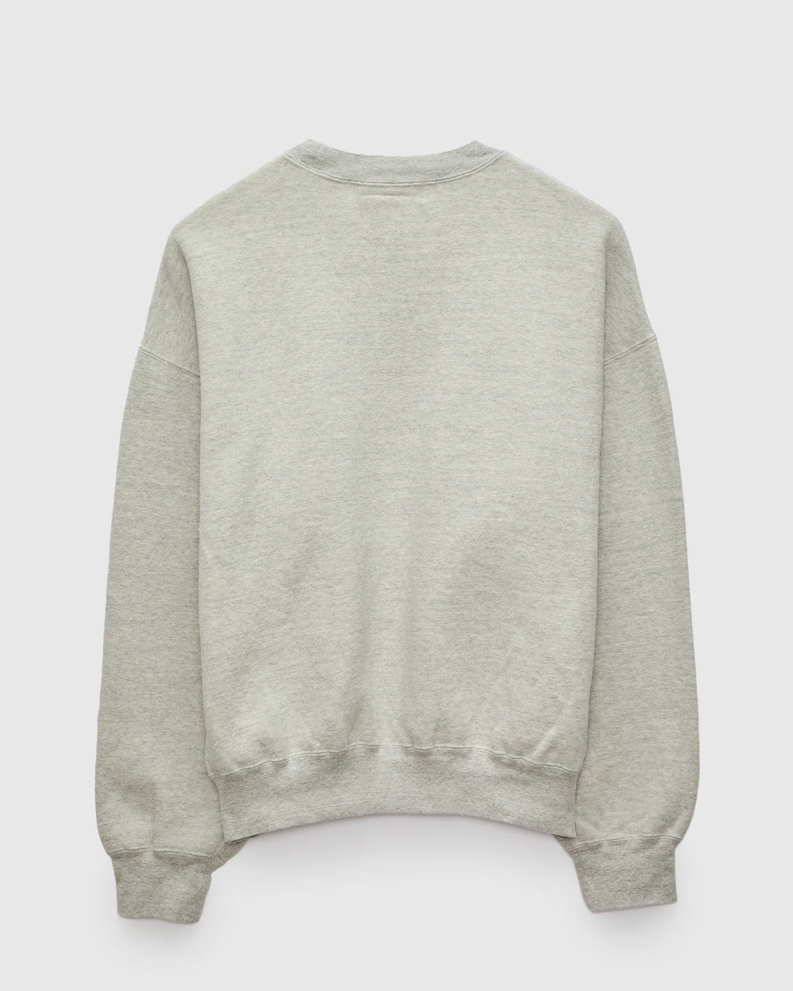 Special Finish Fleece Lined Crewneck in Heather Grey - Image 2