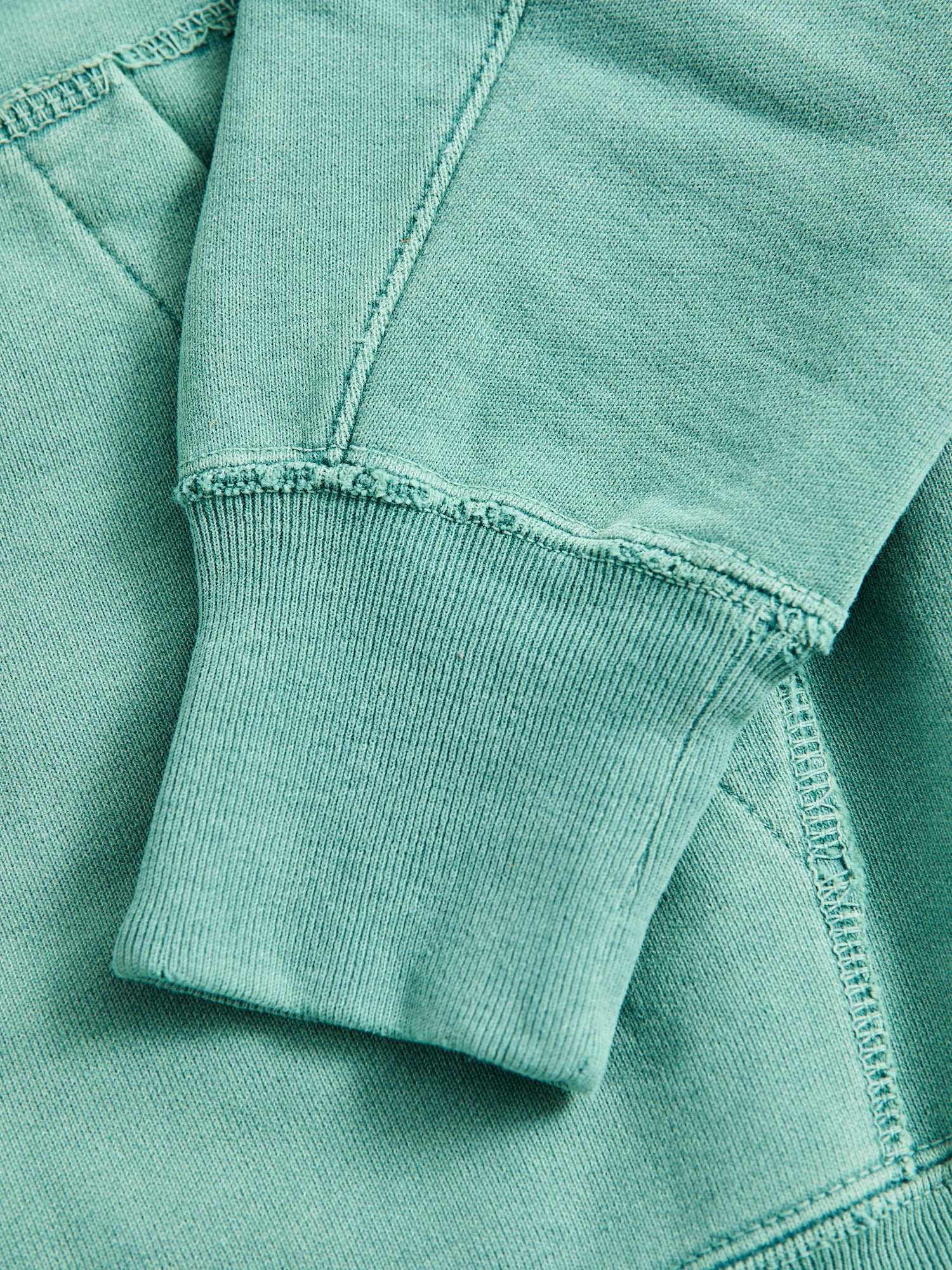 Special Finish Zip Hoodie in Green - Image 6