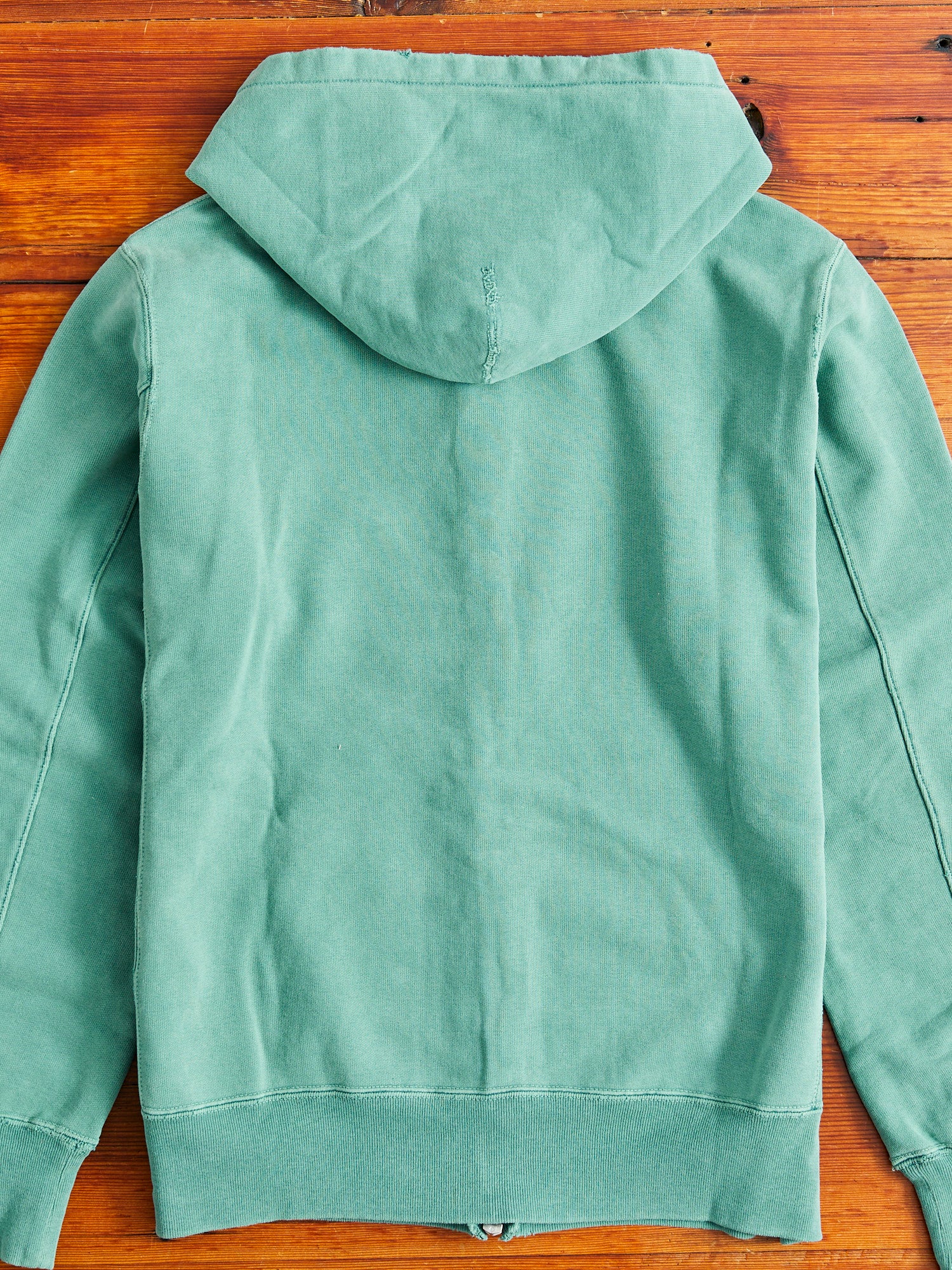 Special Finish Zip Hoodie in Green - Image 8