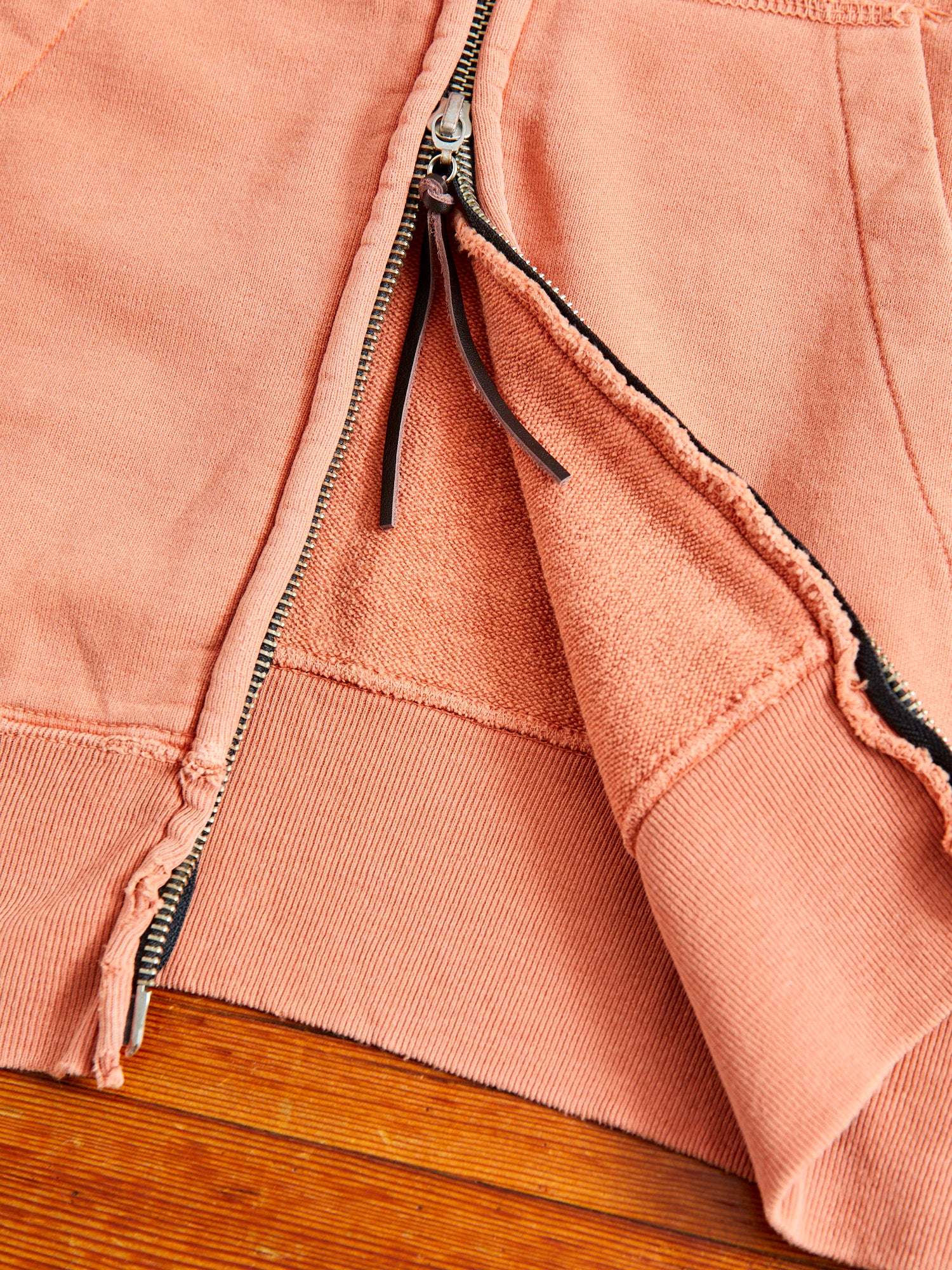 Special Finish Zip Hoodie in Orange - Image 7