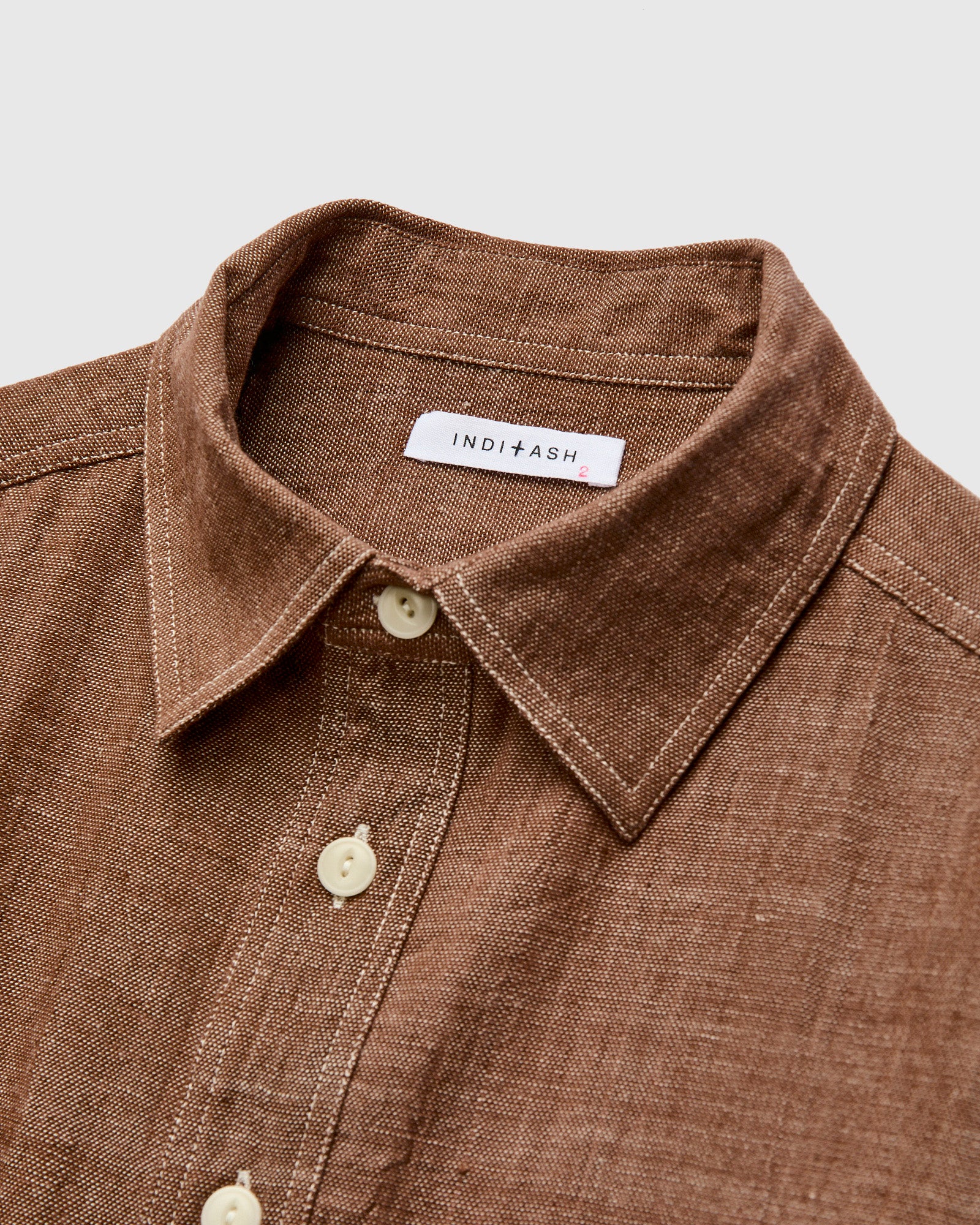 SS Marc Shirt in Cutch Natural - Image 4