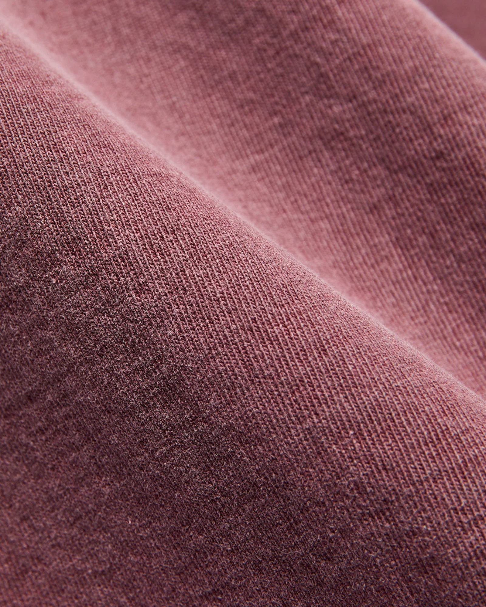 Stand Wheeler Long Sleeve Pigment-Dyed Tee in Bordeaux - Image 6