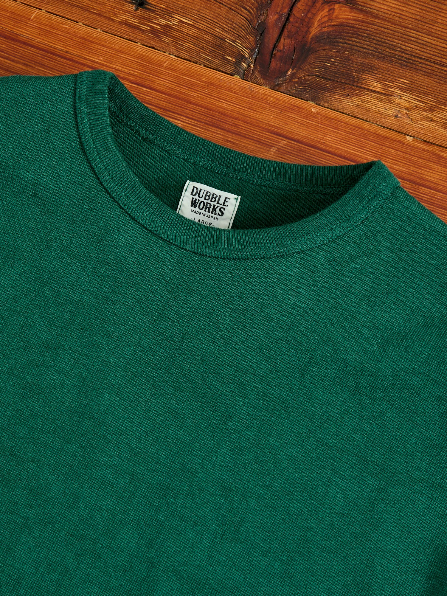 Stand Wheeler Long Sleeve Tee in Green - Image 4