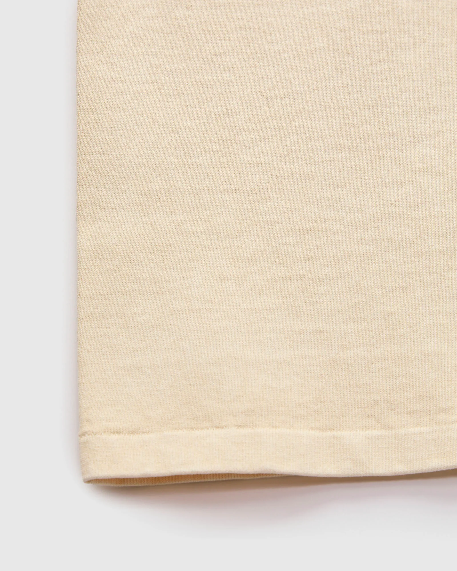 Stand Wheeler Pigment-Dyed T-Shirt in Cream - Image 5