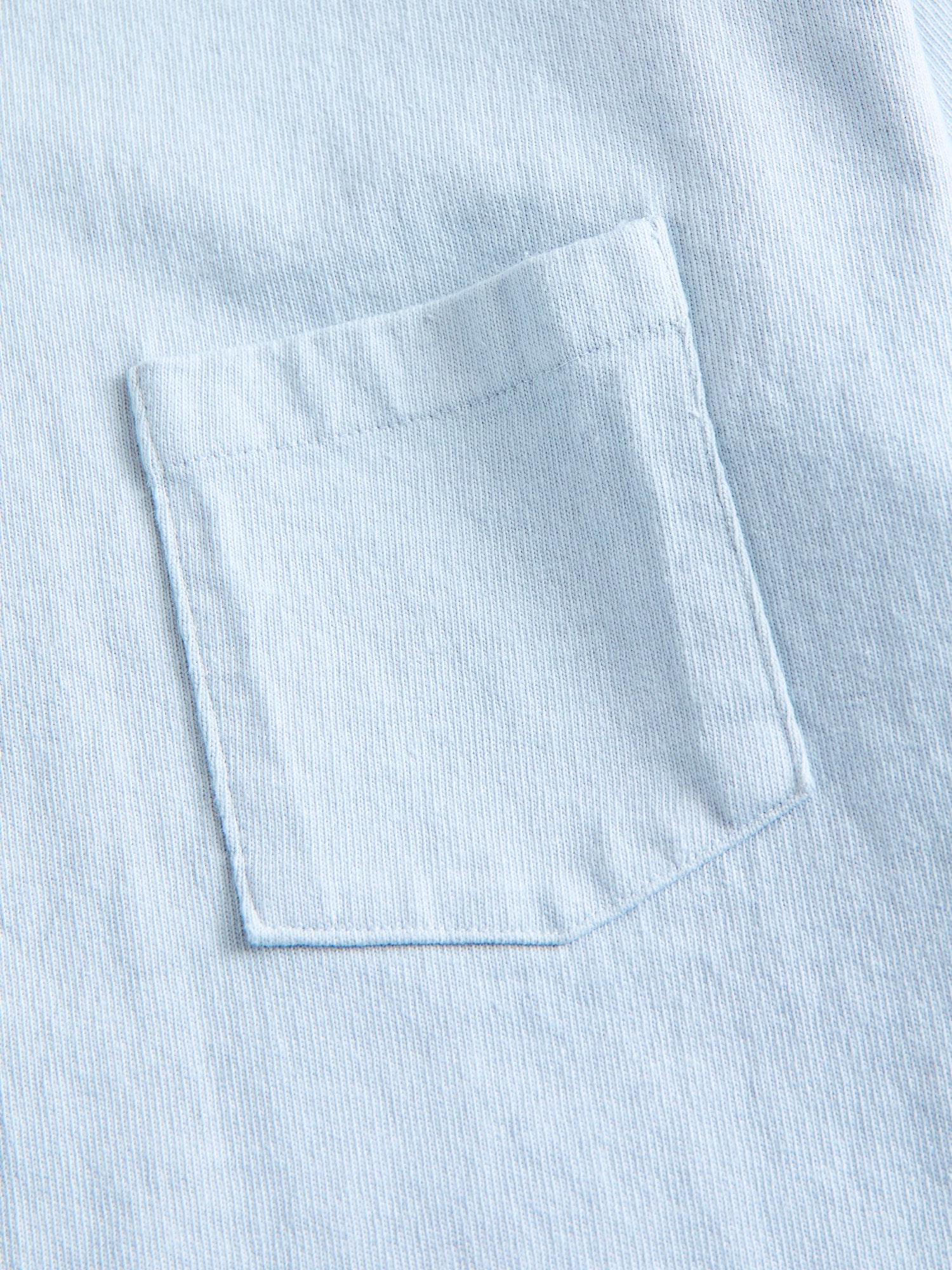Stand Wheeler Pocket T-Shirt in Sax - Image 4