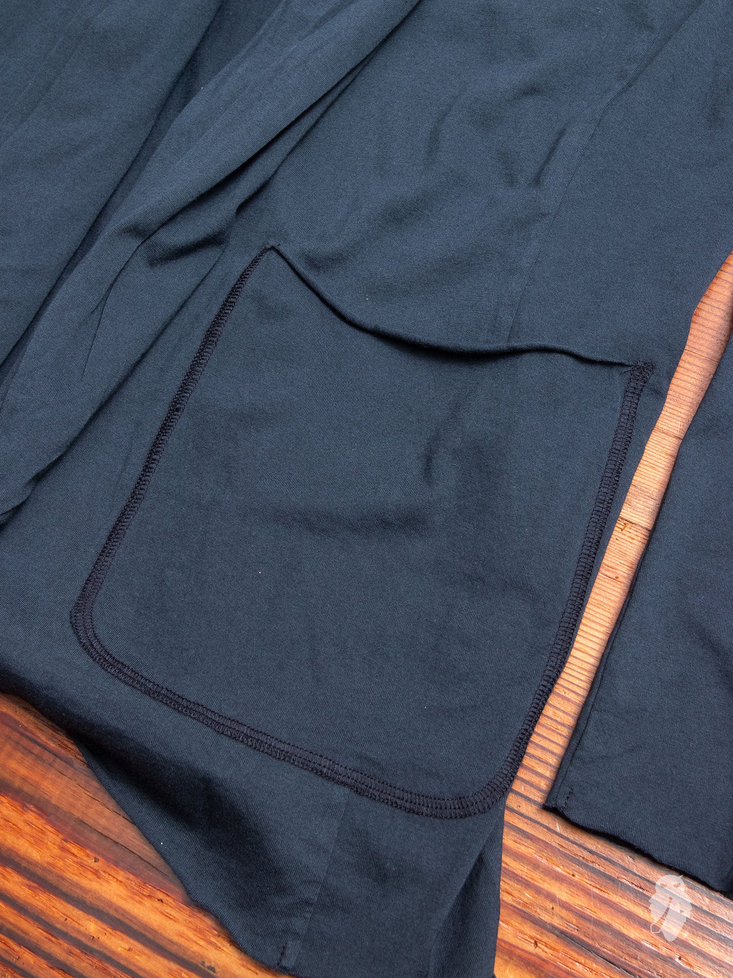 Stole Collar Cardigan in Emerald - Image 4