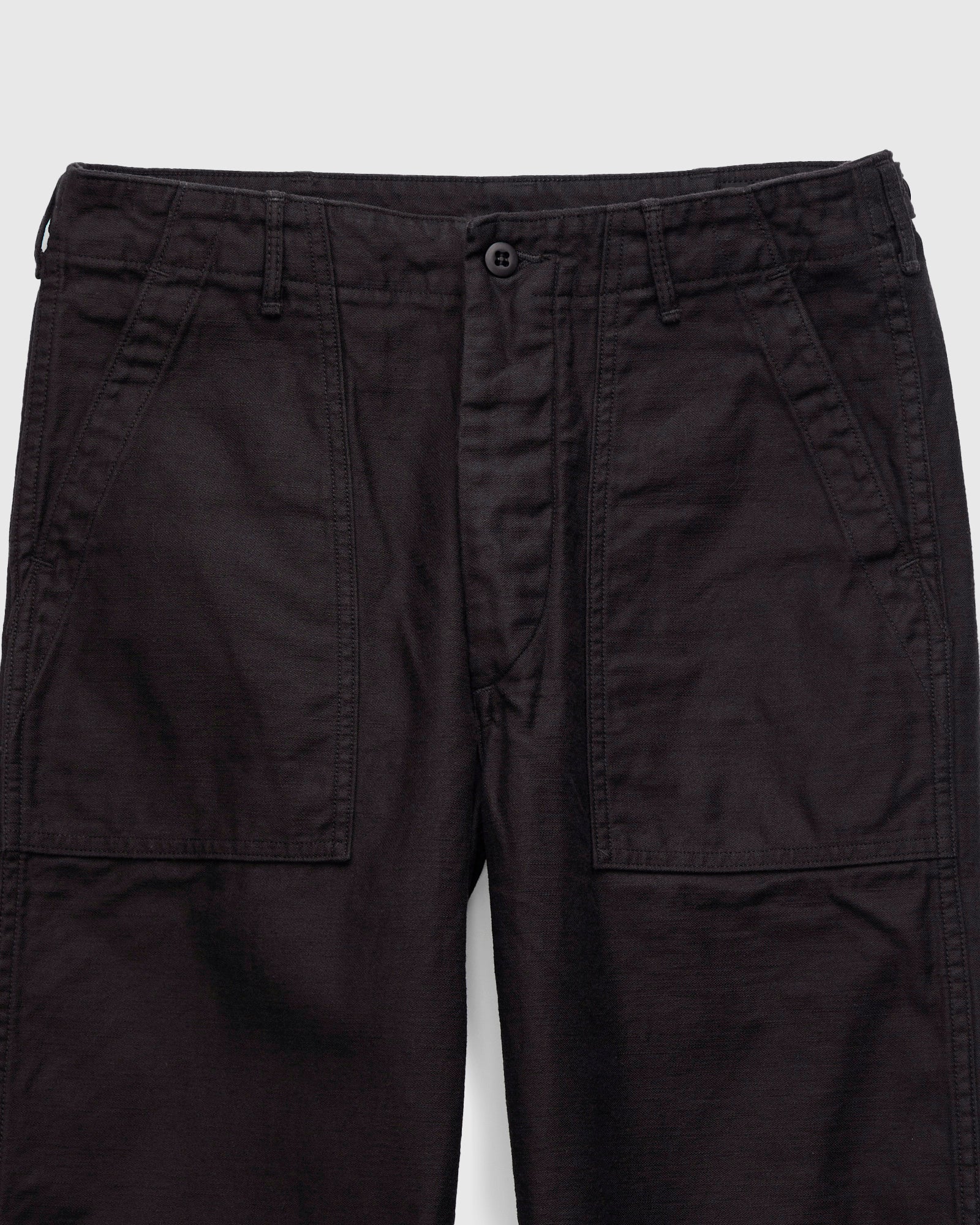 Straight Fit Fatigue Pants in Black - Image 5