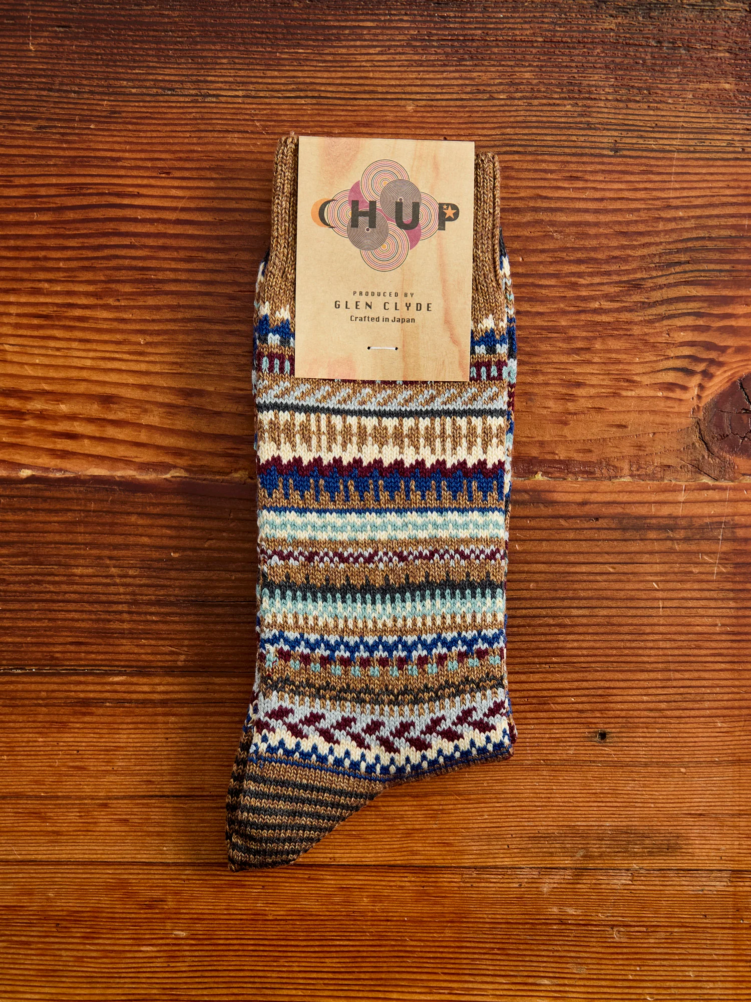 Stratum Sock in Peanut