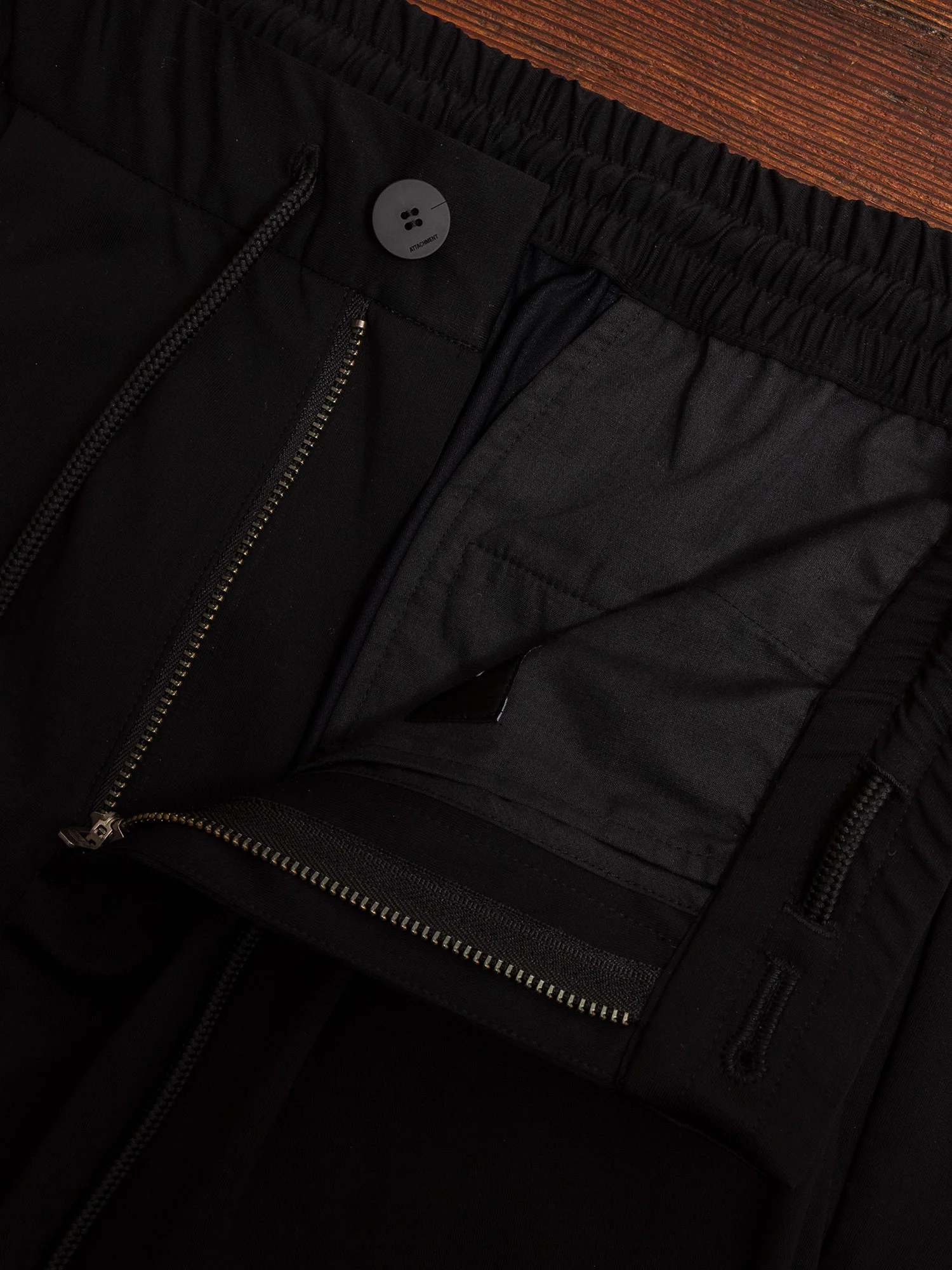 Stretch Pleated Easy Pants in Black - Image 6