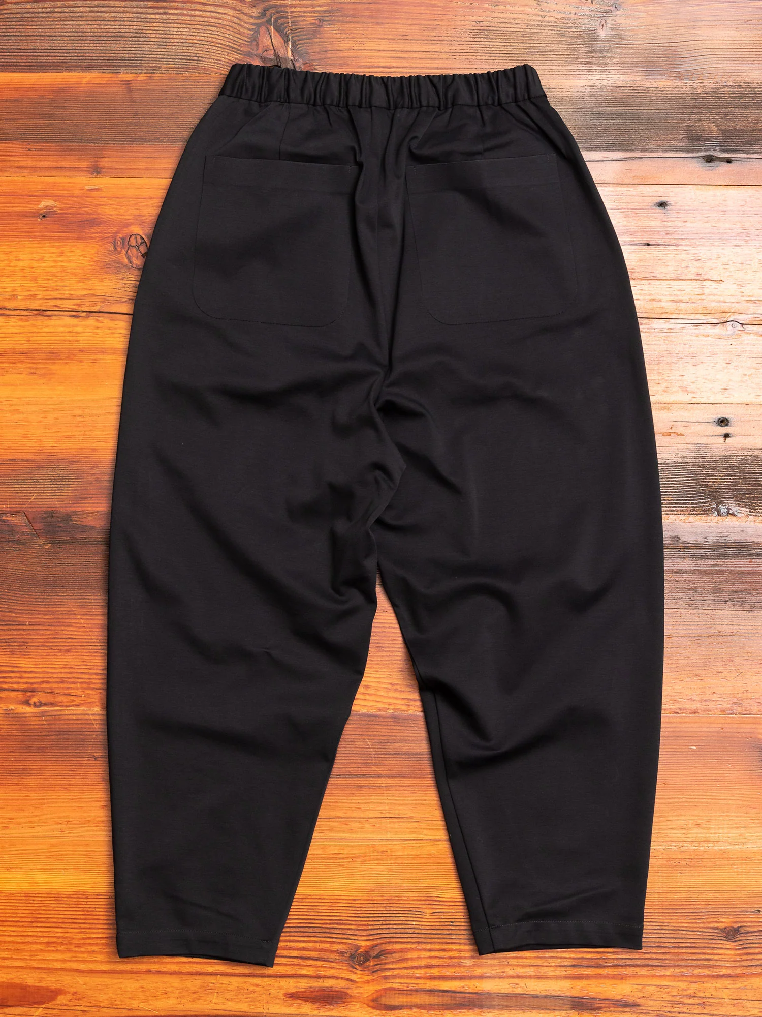 Stretch Twill Sarouel Pants in Black - Image 7