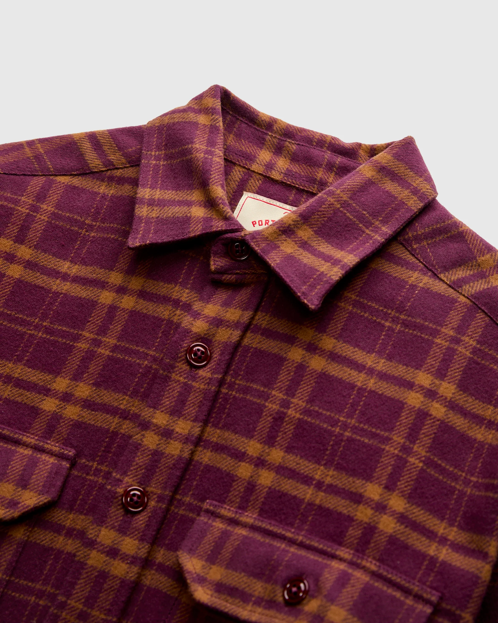 Stringer Workshirt in Wine - Image 4