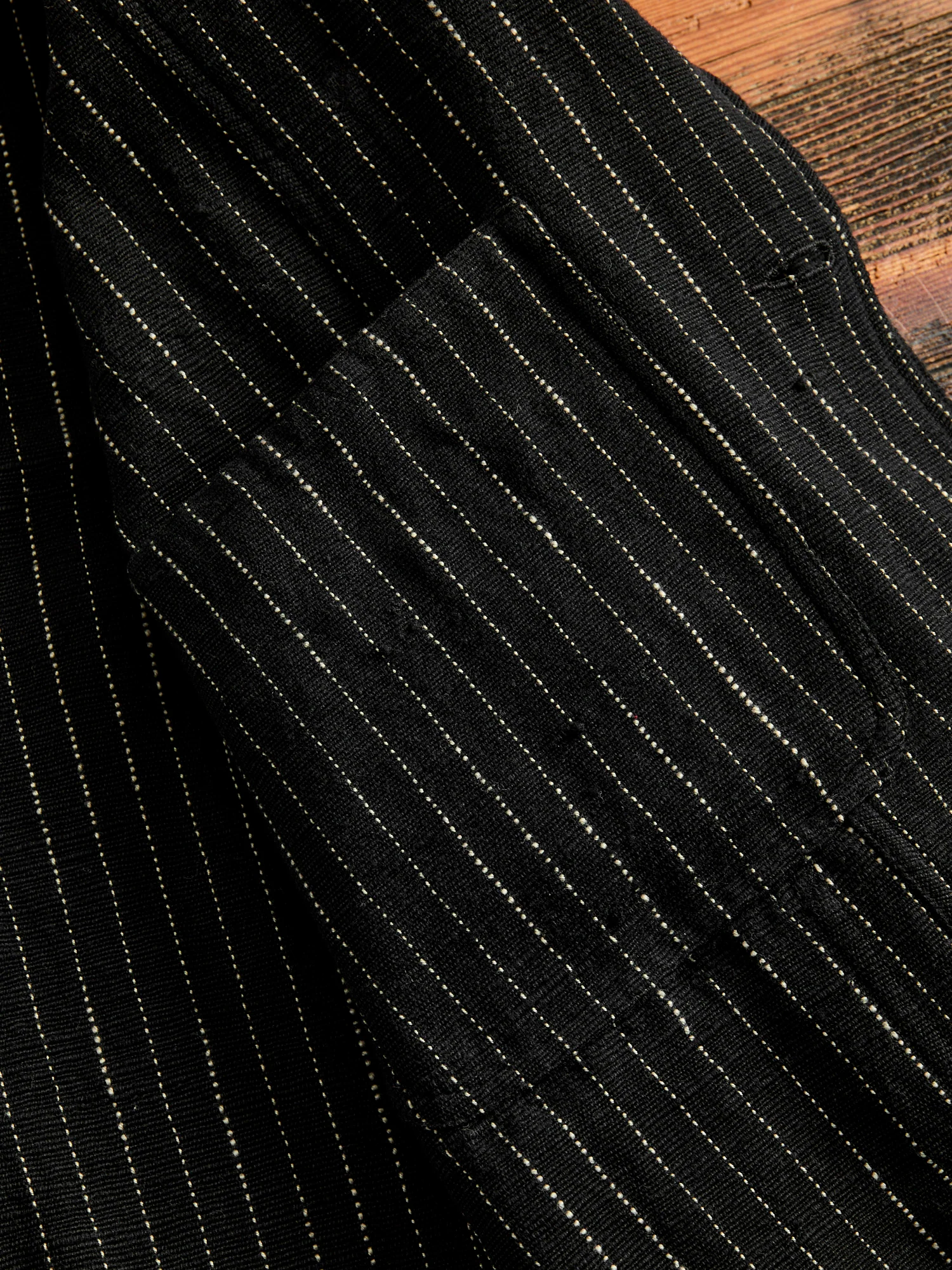 Study Jacket in Iron/Acacia Ticking Stripe - Image 6
