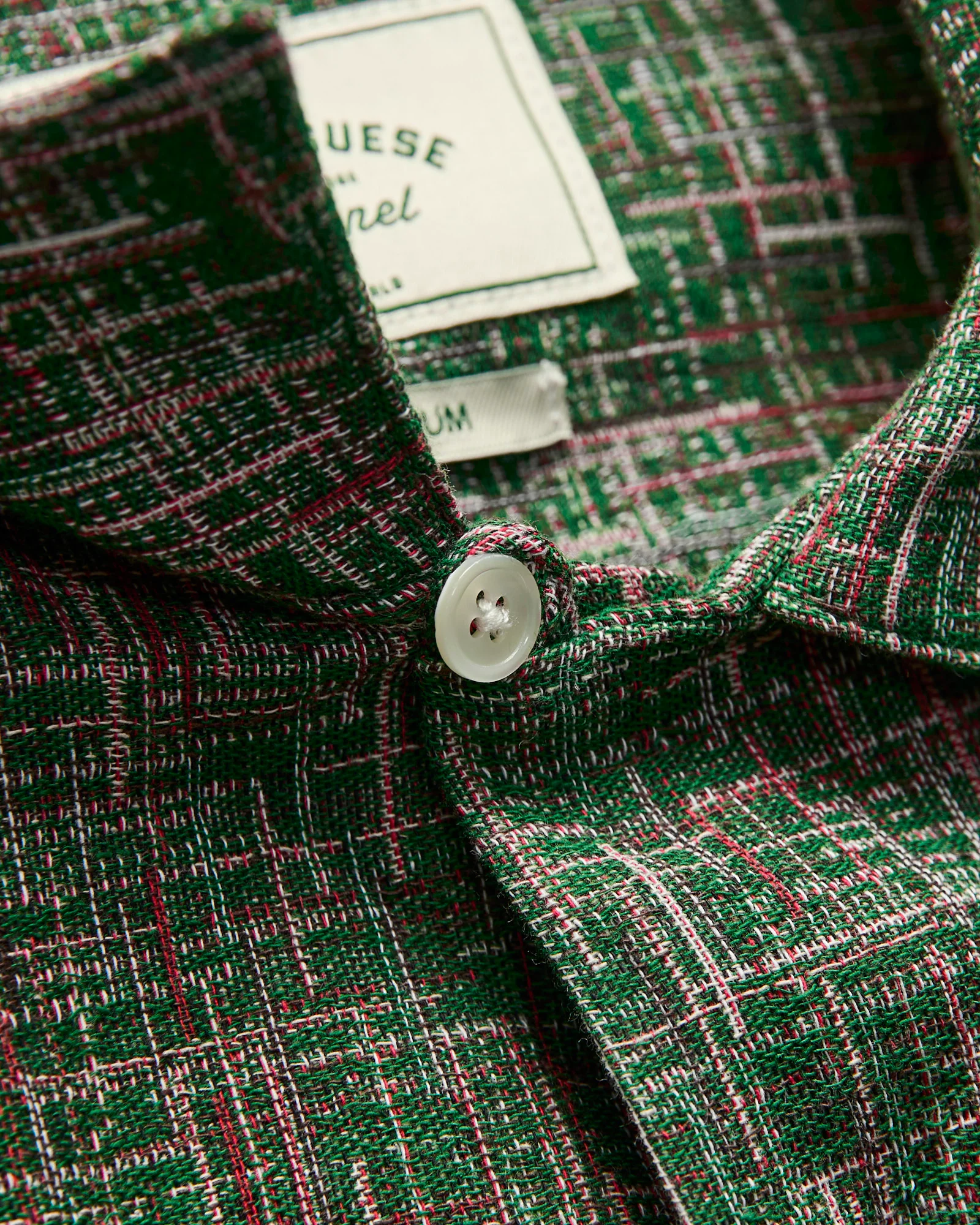 Summer Boucle Shirt in Green - Image 7
