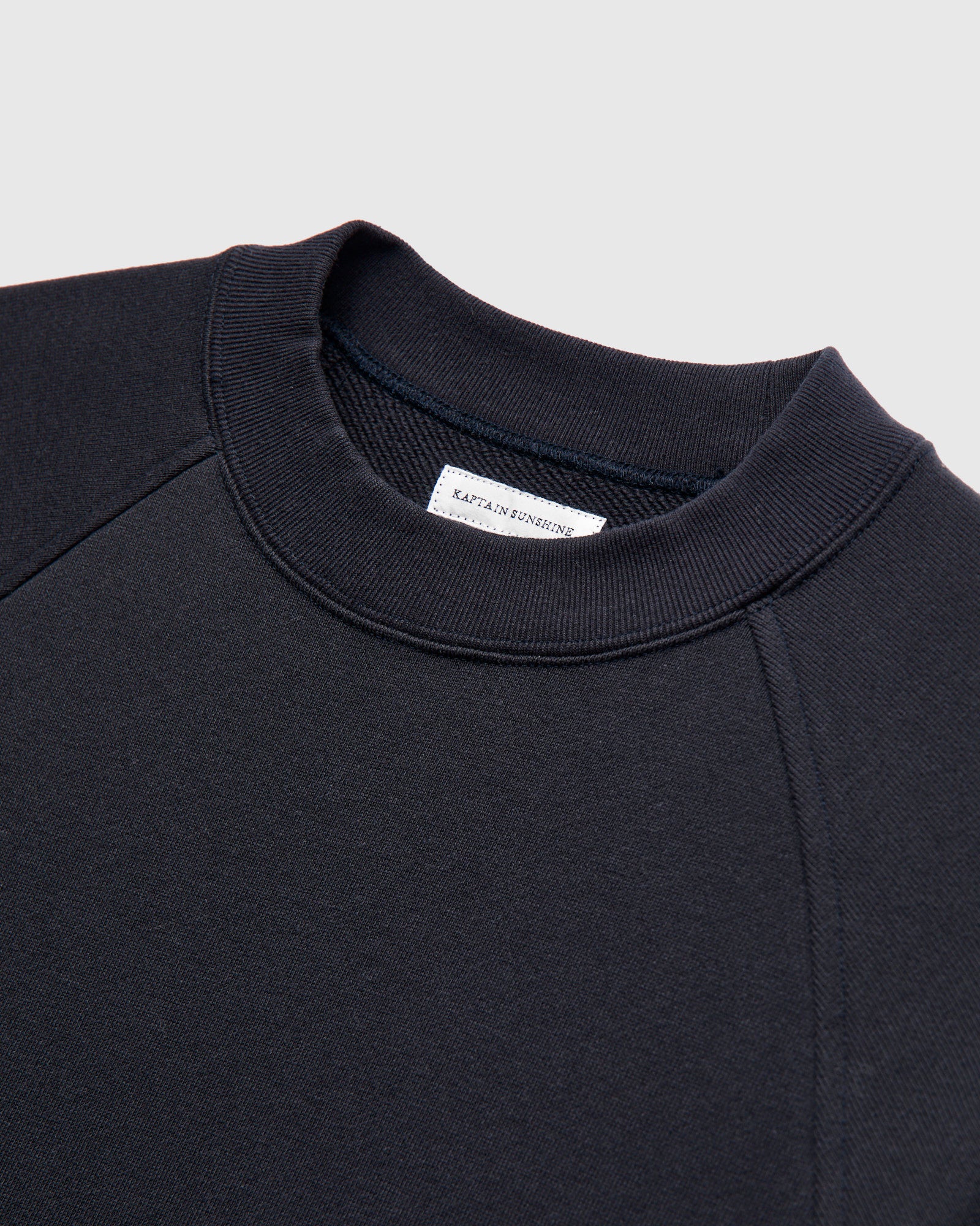 Suvin Crewneck Pullover in Dark Navy - Image 3