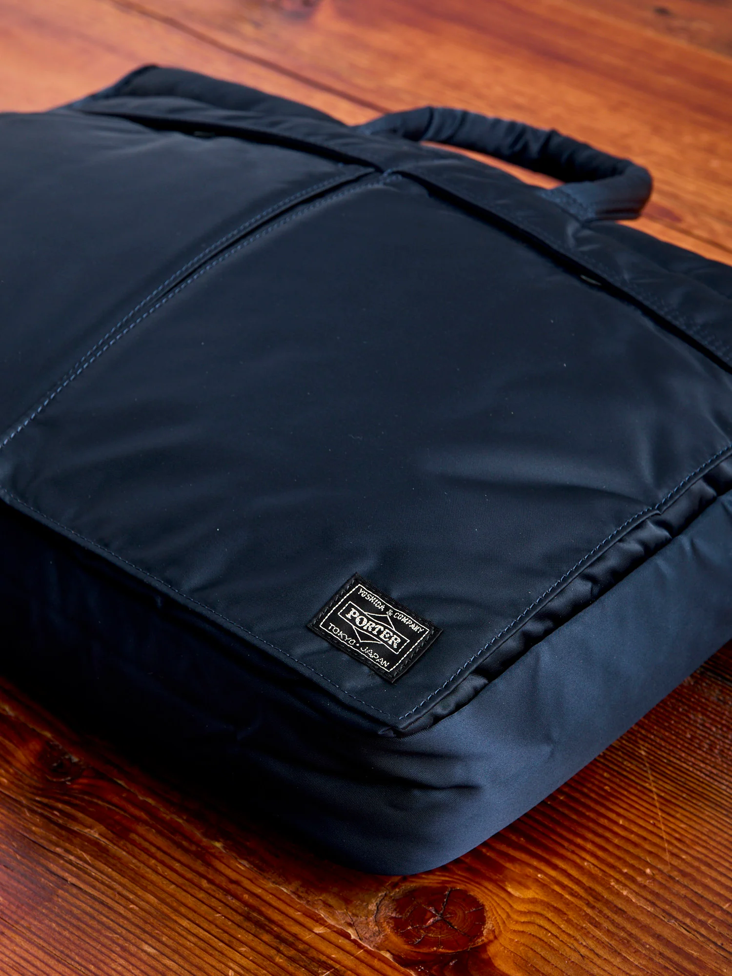"Tanker" 2-Way Briefcase in Iron Blue - Image 4