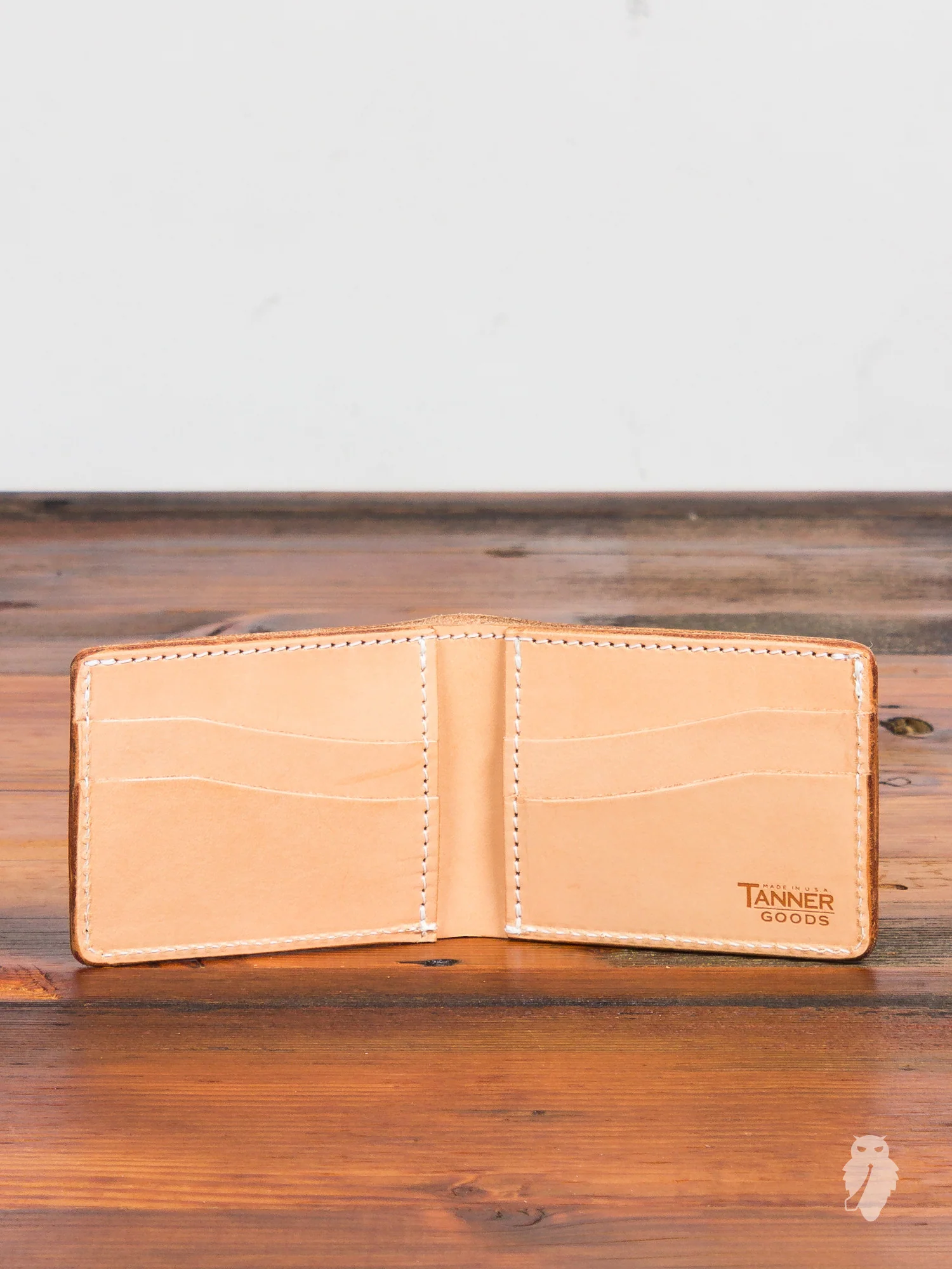 "Utility Bifold" Wallet in Natural - Image 2