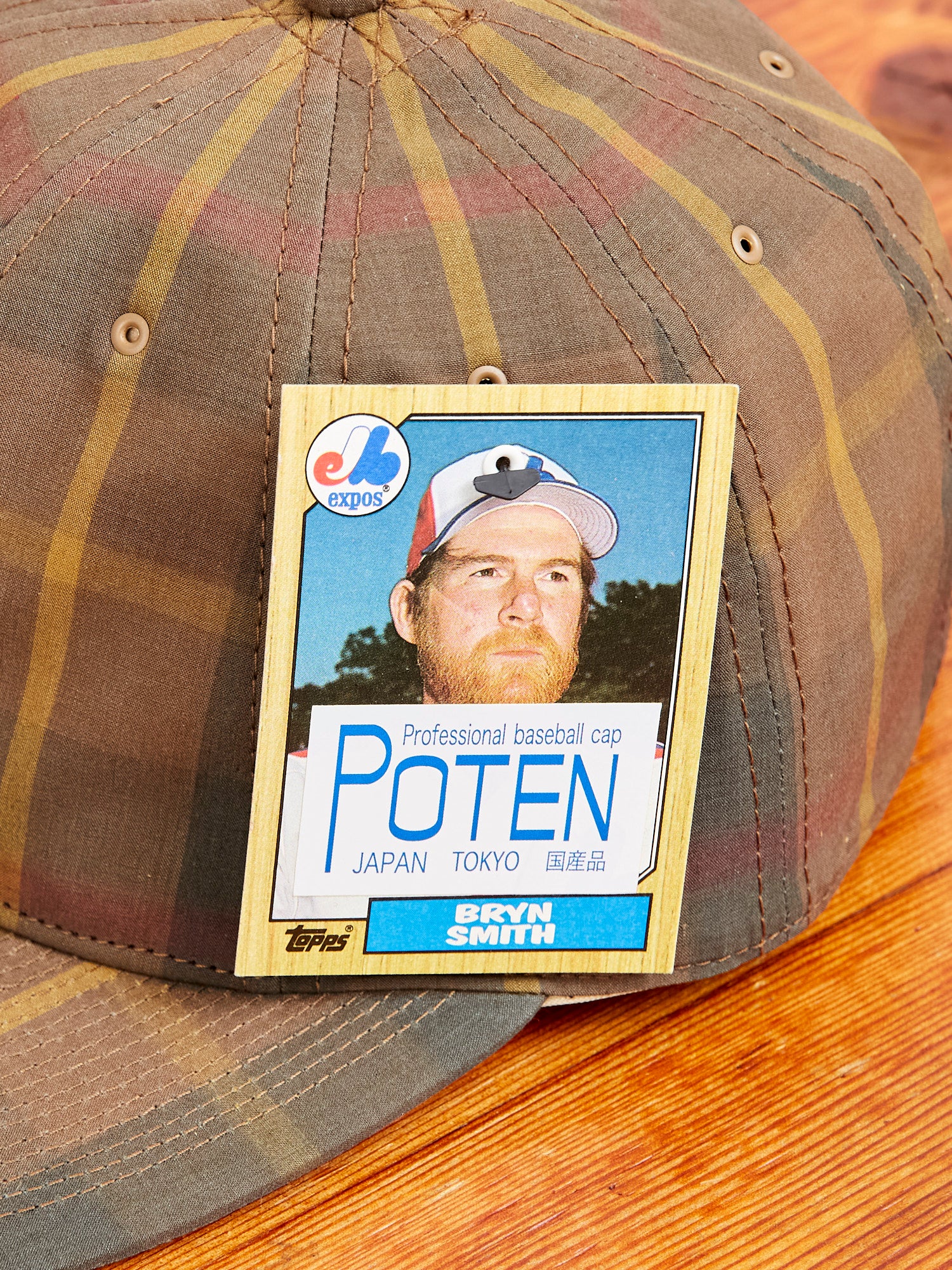 Tartan Cap in Brown - Image 3