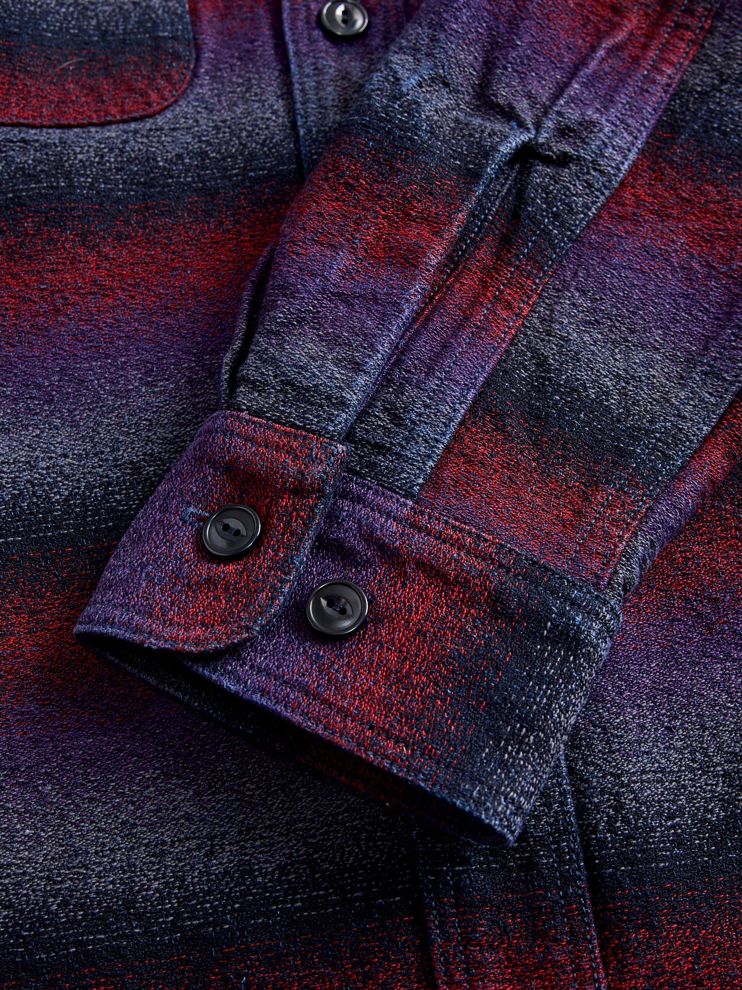 Tasogare Heavyweight Flannel Overshirt in Twilight - Image 6