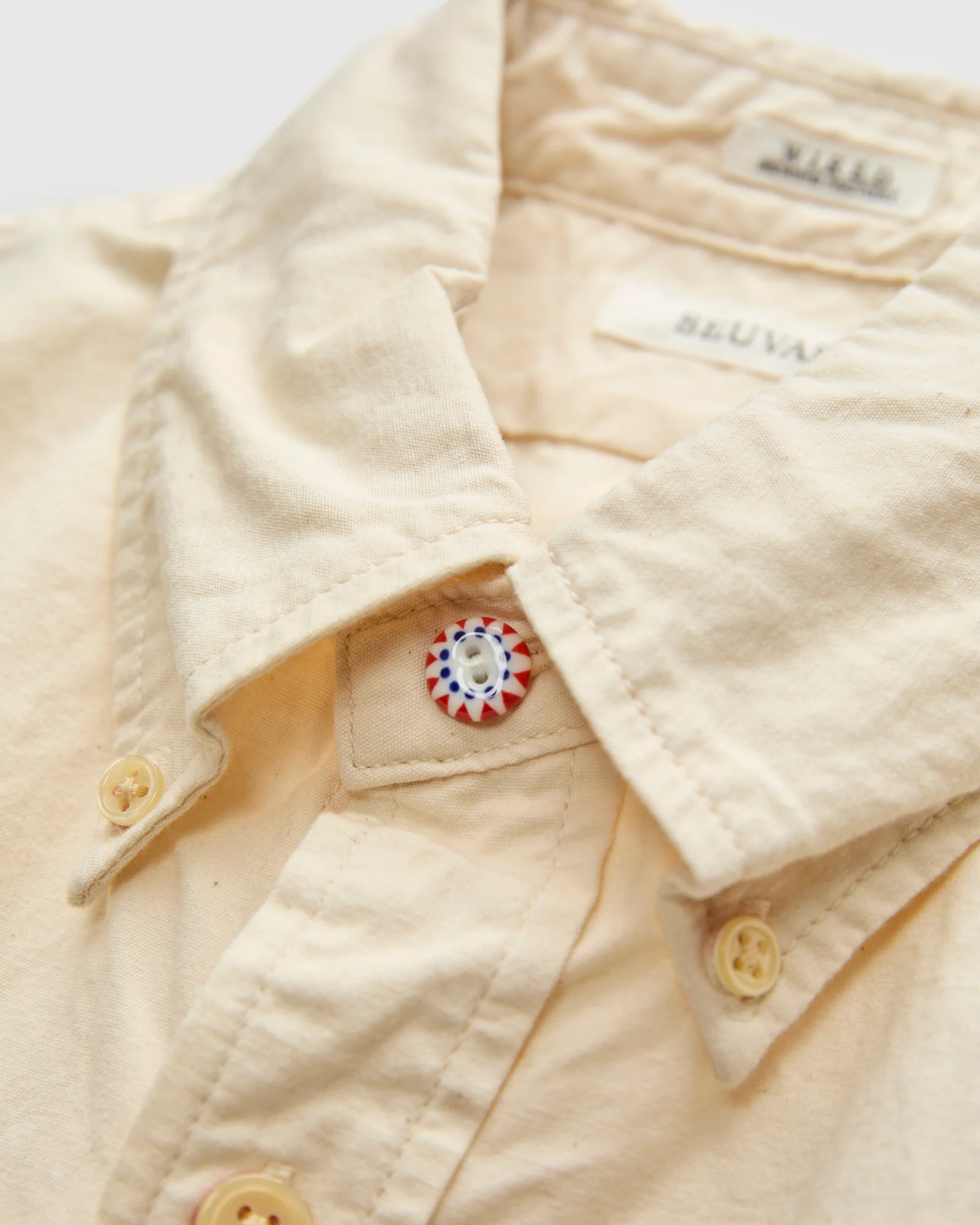 Tassa Authentic Button-Down Shirt in Natural - Image 5