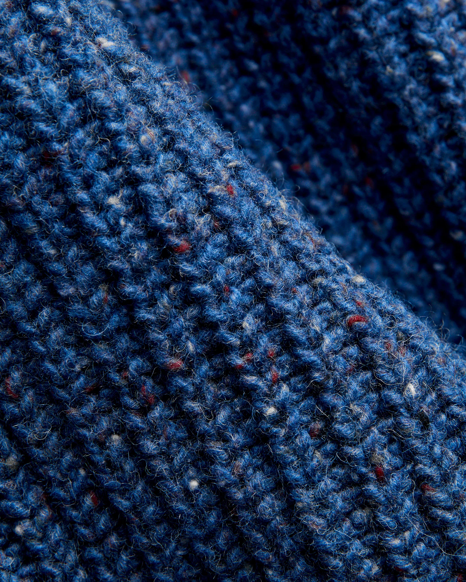 "Taste Of The Future" Wool Knit Sweater in Blue Fantasy - Image 2