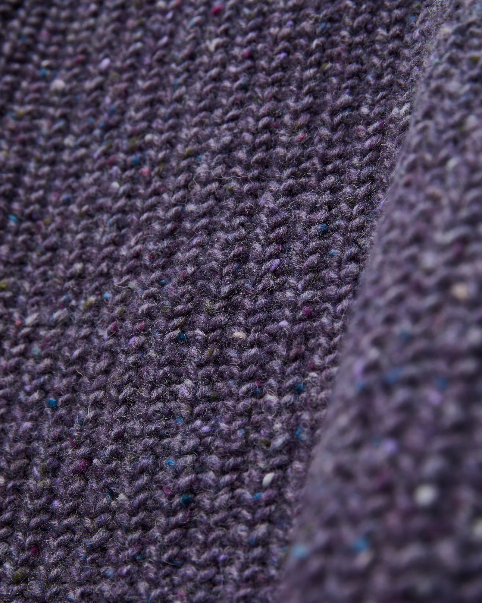 "Taste Of The Future" Wool Knit Sweater in Violet Dreams - Image 2