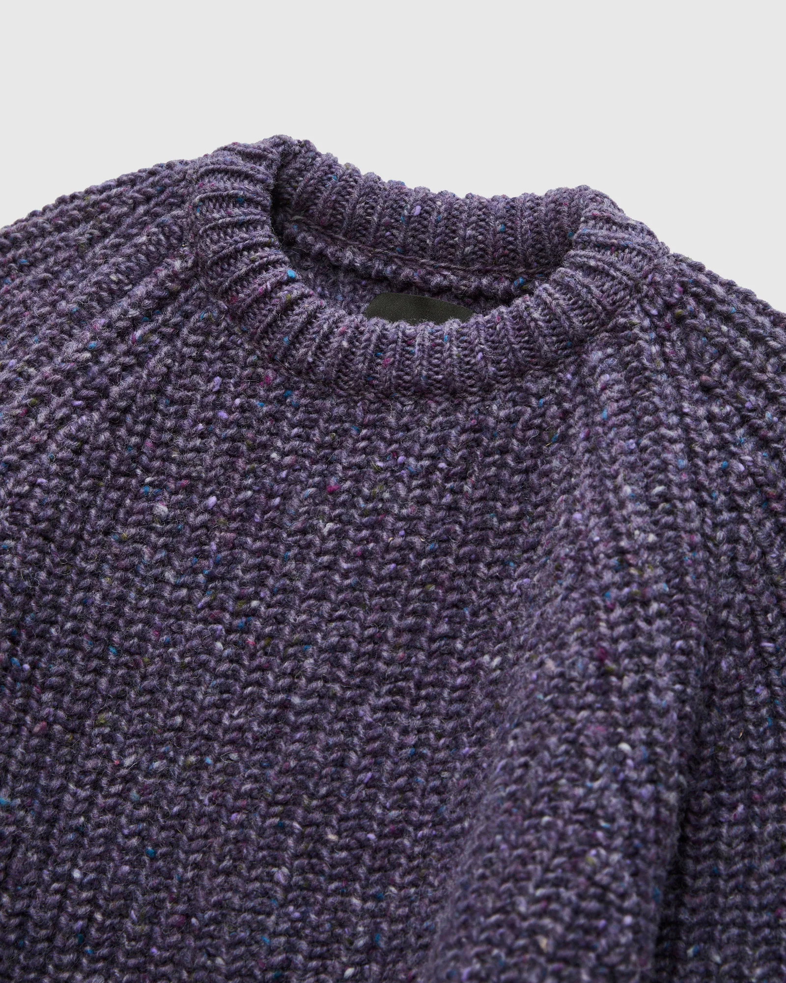 "Taste Of The Future" Wool Knit Sweater in Violet Dreams - Image 4