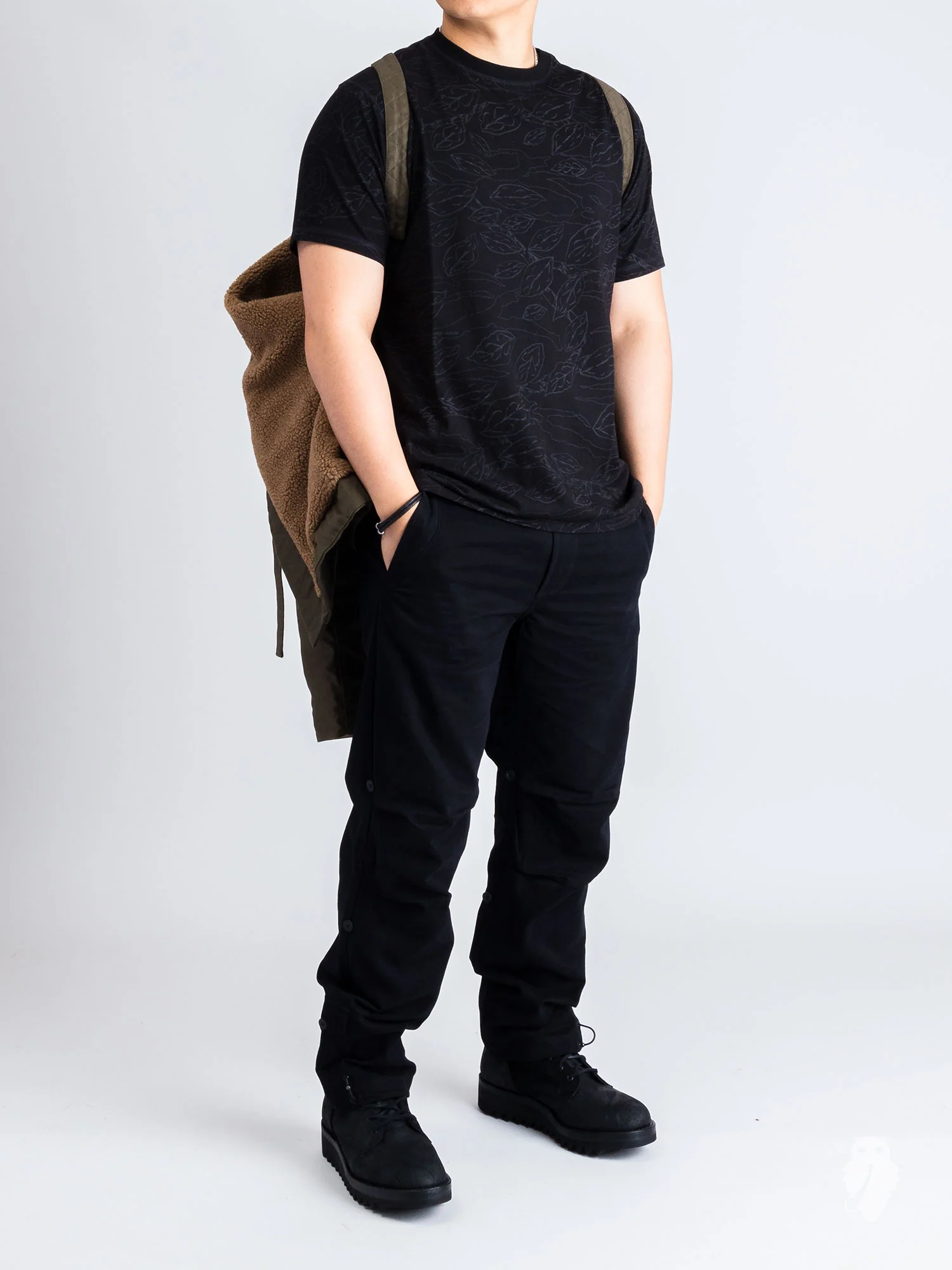 Tech Camo Reversible T-Shirt in Black - Image 9