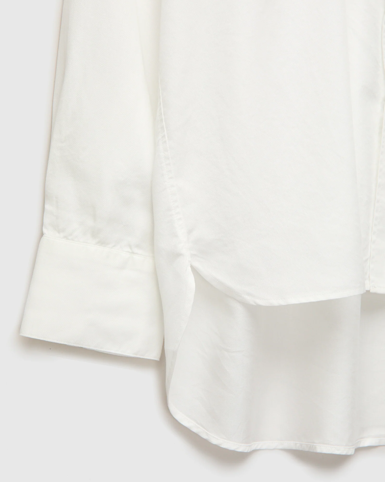 Tencel Gabardine Pearlsnap Shirt in Natural - Image 6