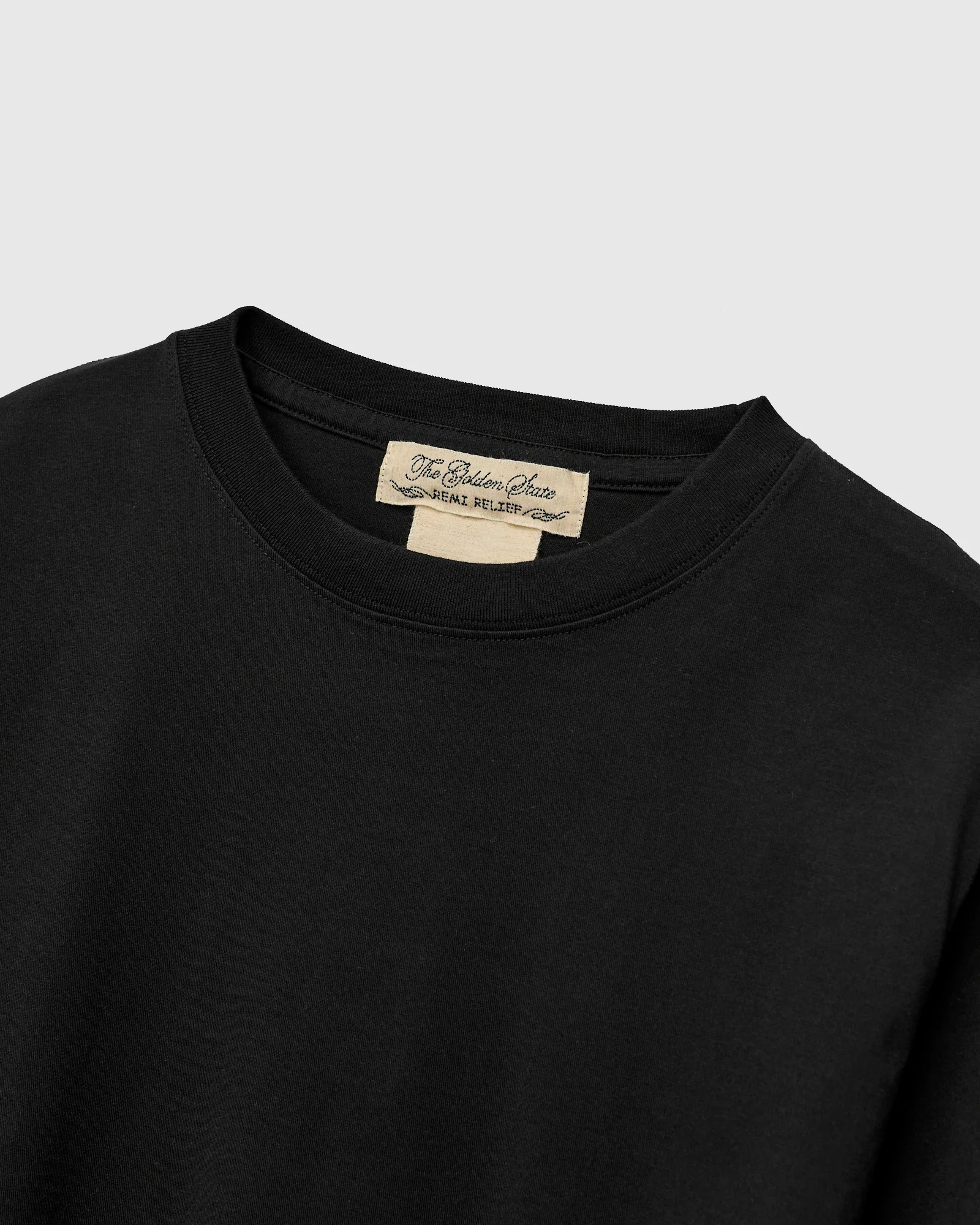 Tenjiku Jersey T-Shirt in Black - Image 3