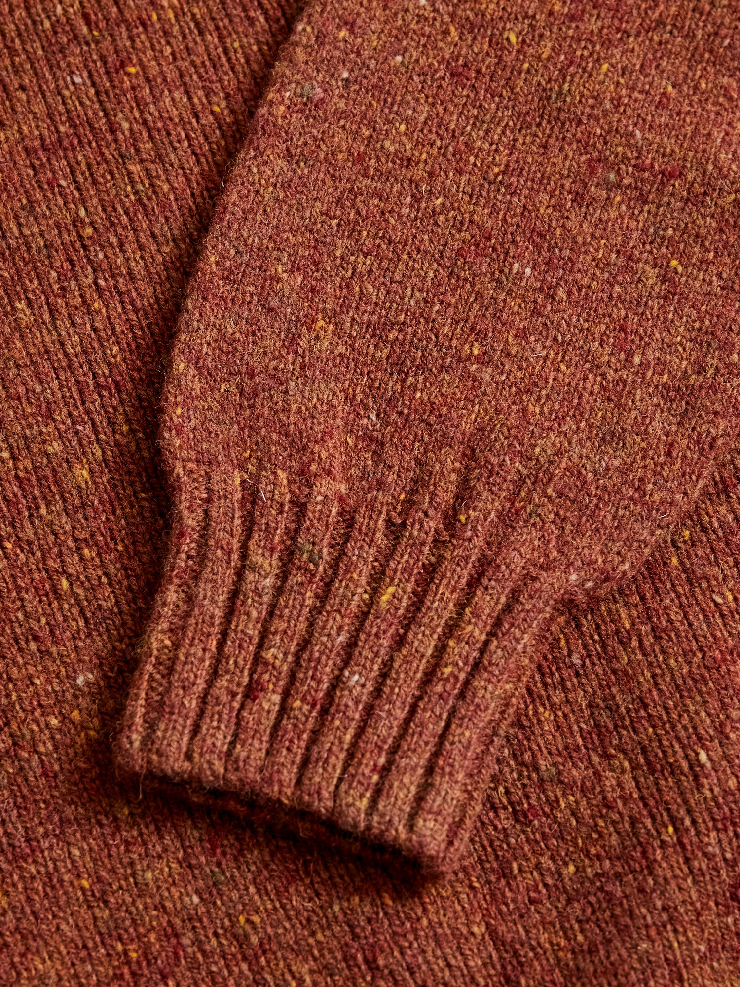 "Terry" Wool Sweater in Rustic - Image 4