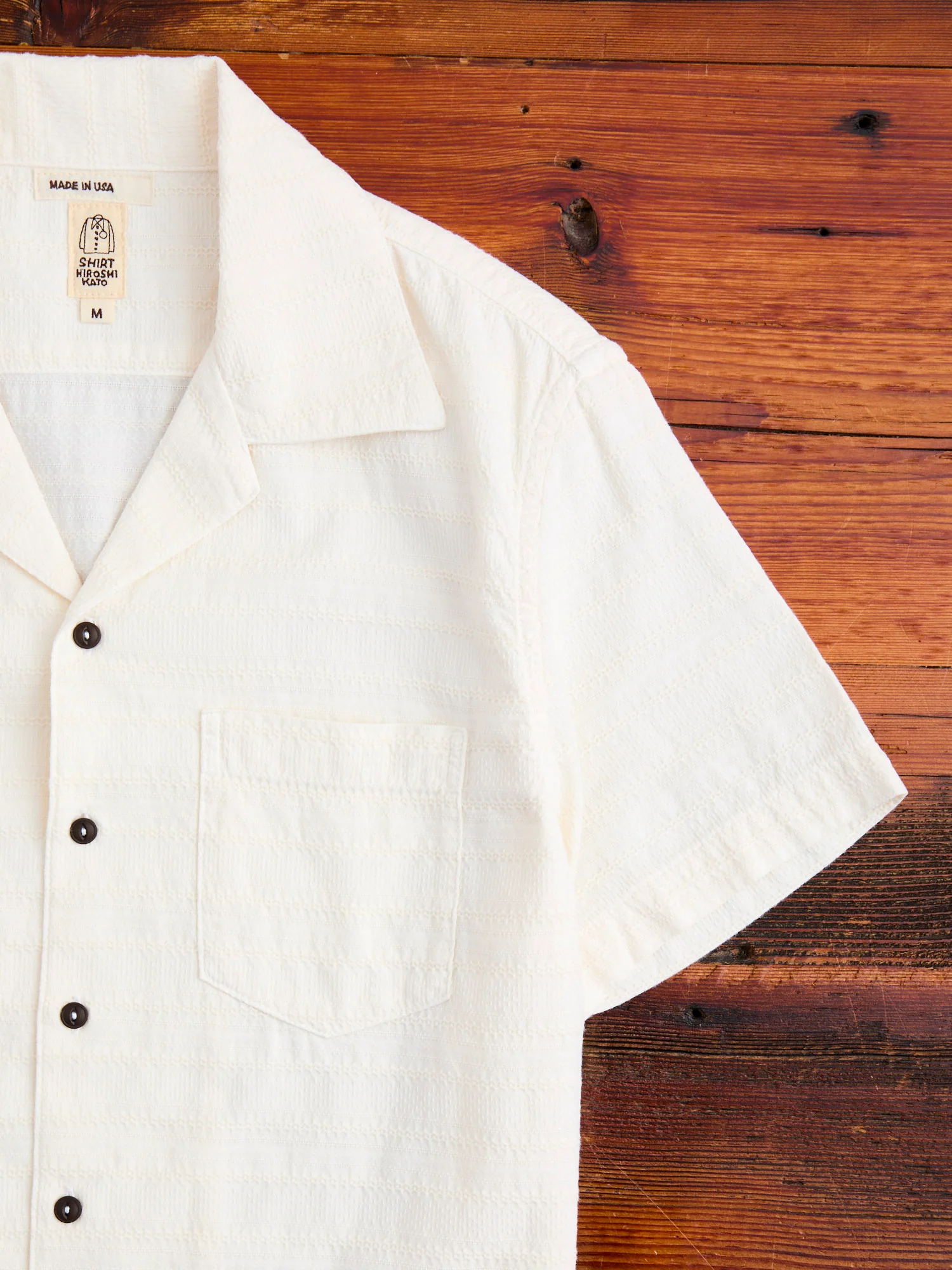 The Wrench Short Sleeve Shirt in Ivory - Image 5