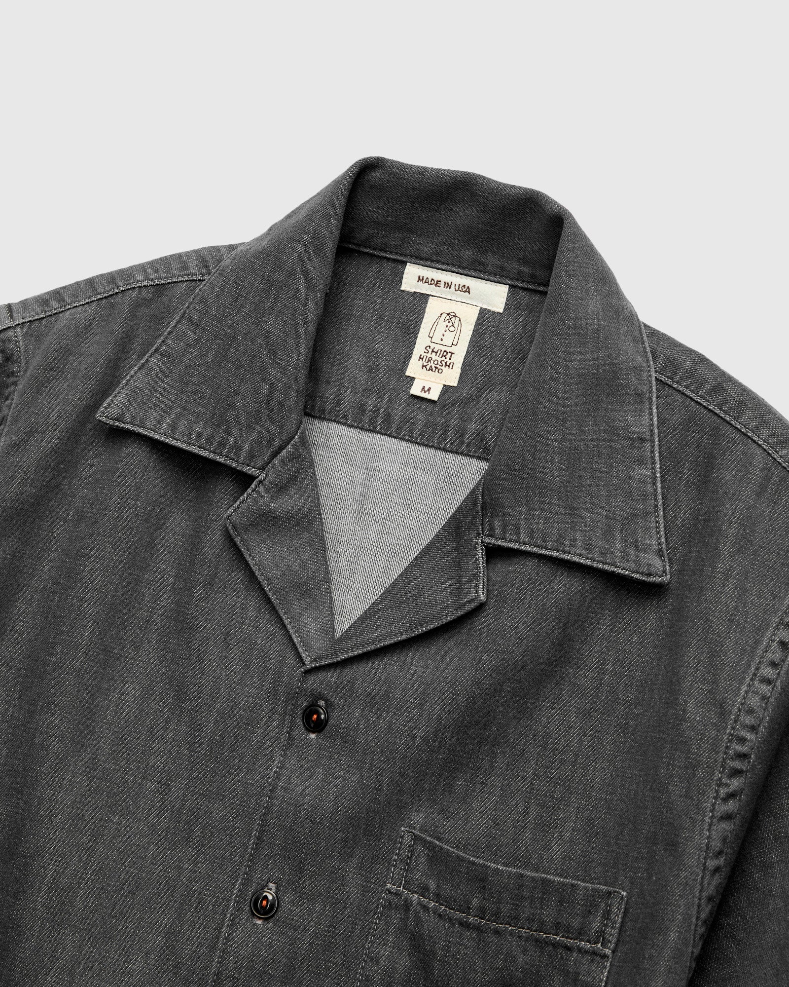 The Wrench Short Sleeve Shirt in Light Black - Image 3