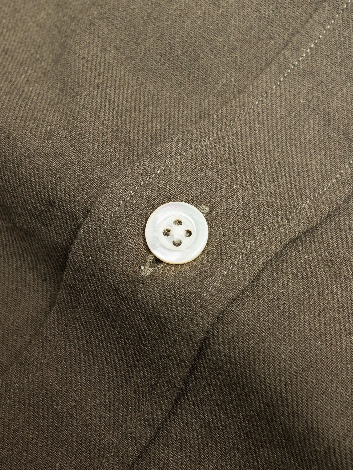 Thorsten Cotton Linen Shirt in Ivy Green - Image 6