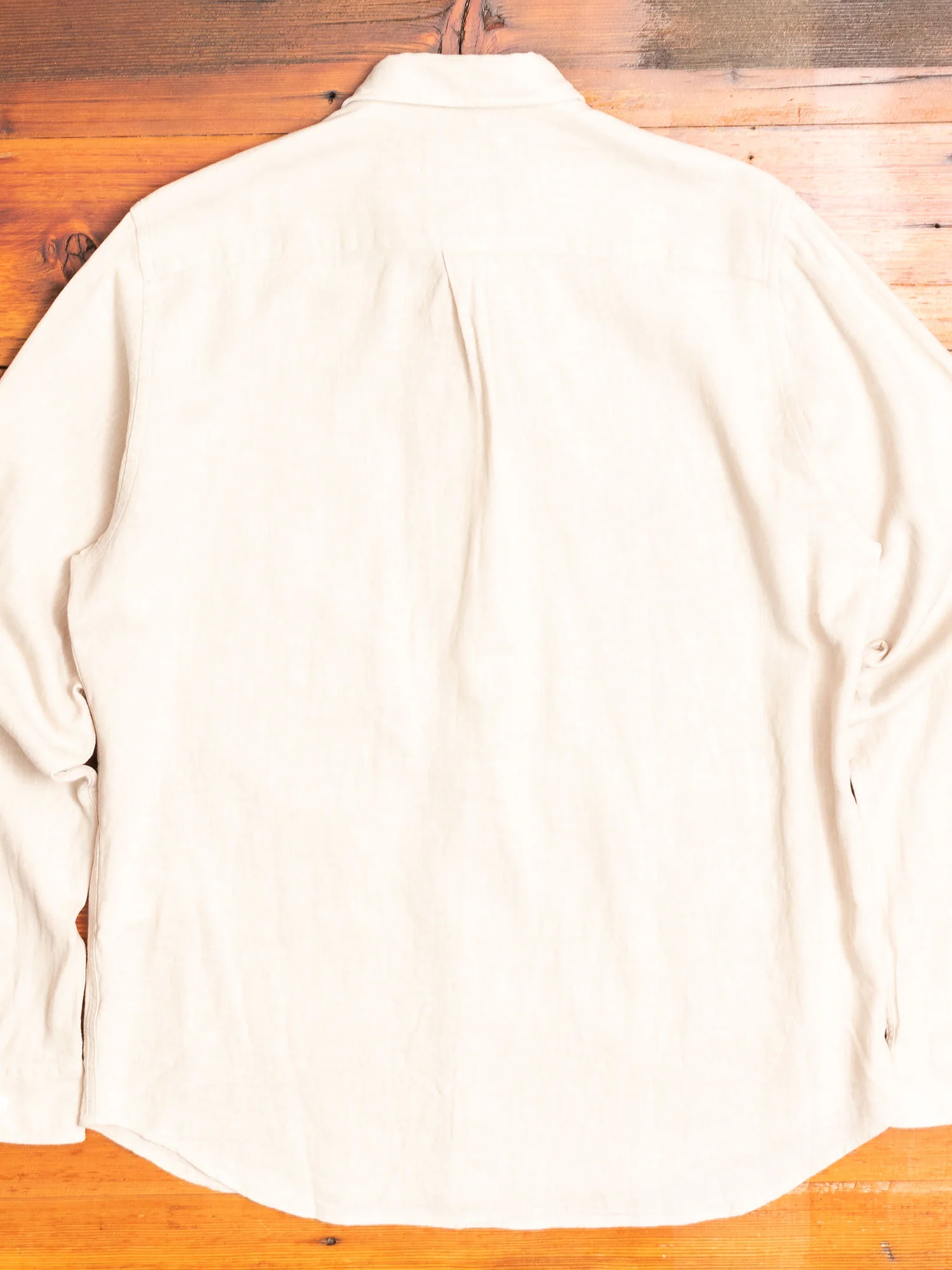 Thorsten Cotton Linen Shirt in Oatmeal - Image 8