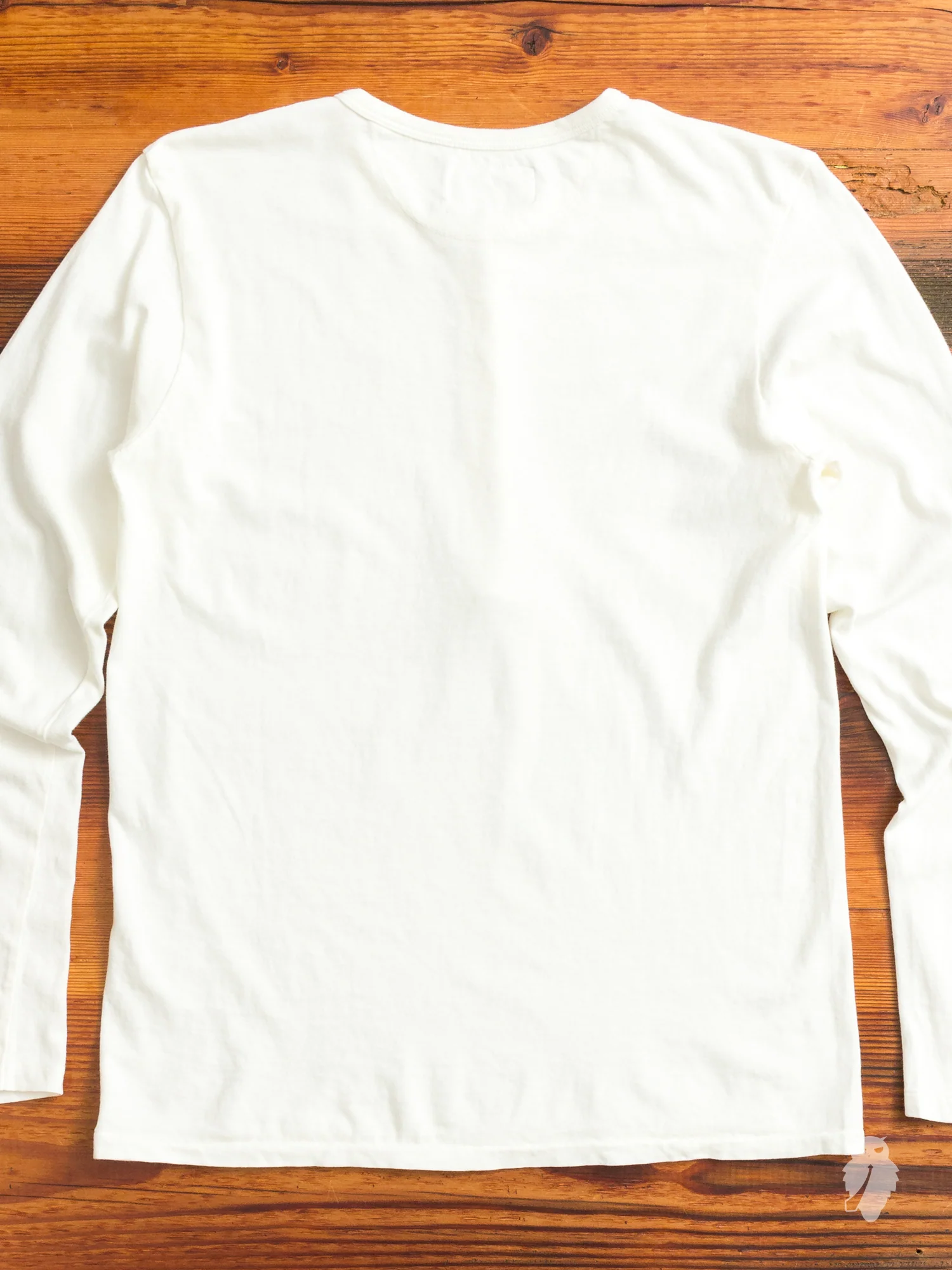 Tube Knit Long Sleeve Henley in White - Image 5