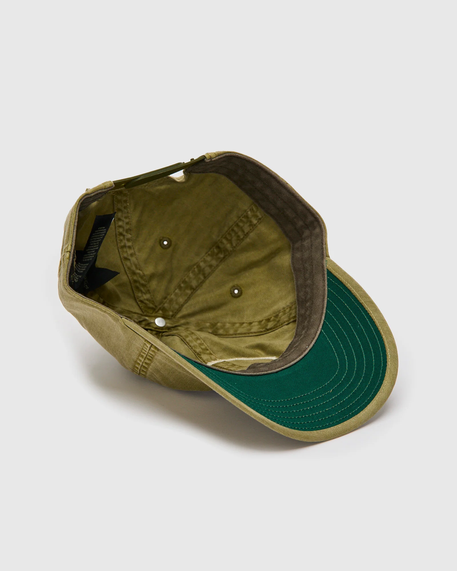 Twill Baseball Cap in Brewster Green - Image 4
