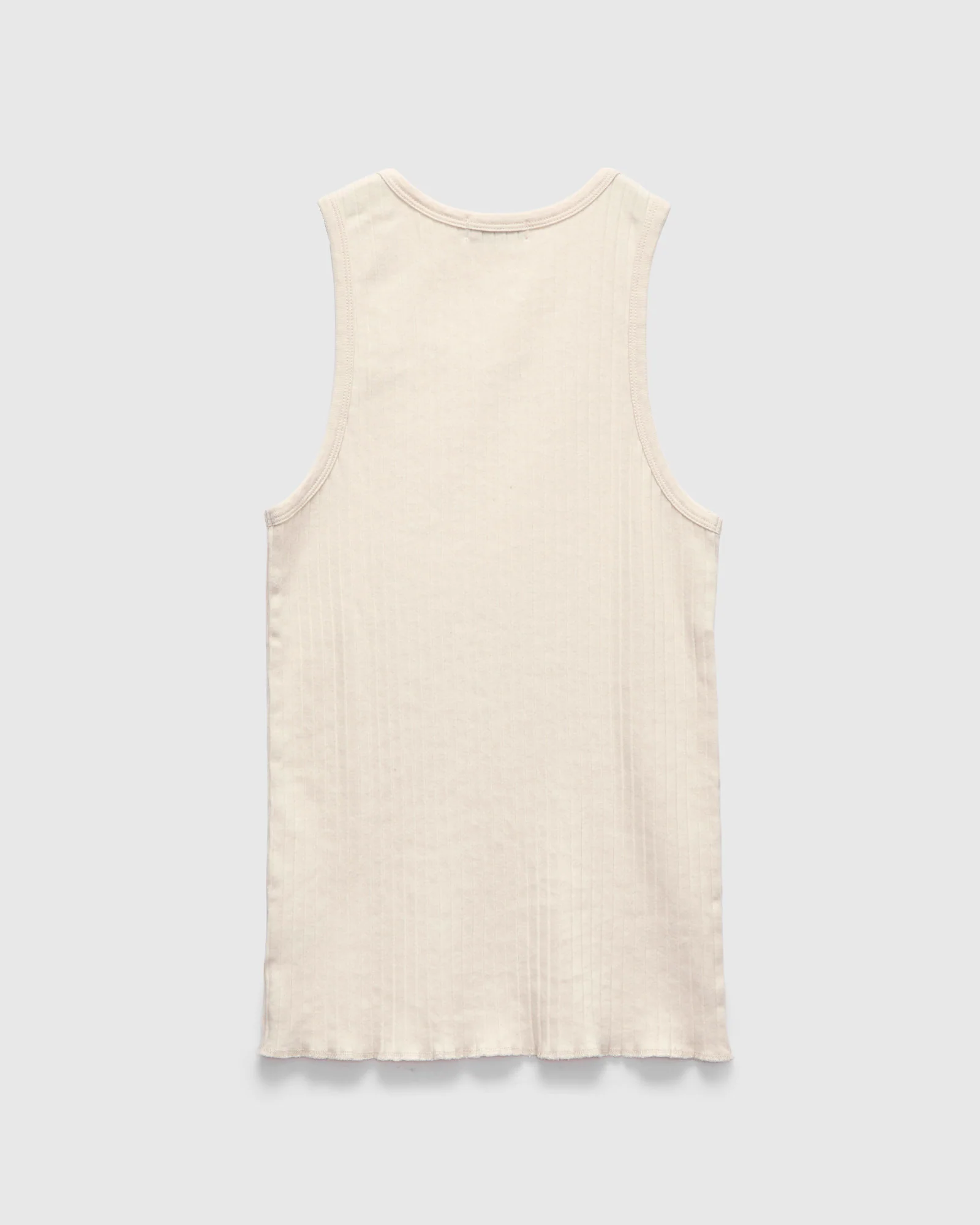 Two-Bit Ribbed Tank in Natural - Image 3