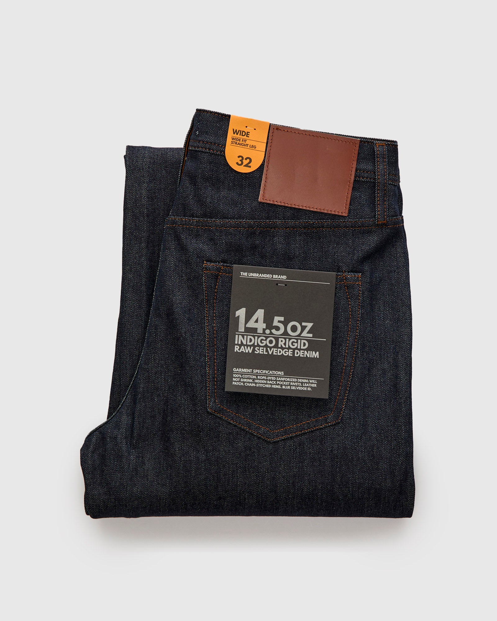 UB701 14.5oz Selvedge Denim - Wide Fit